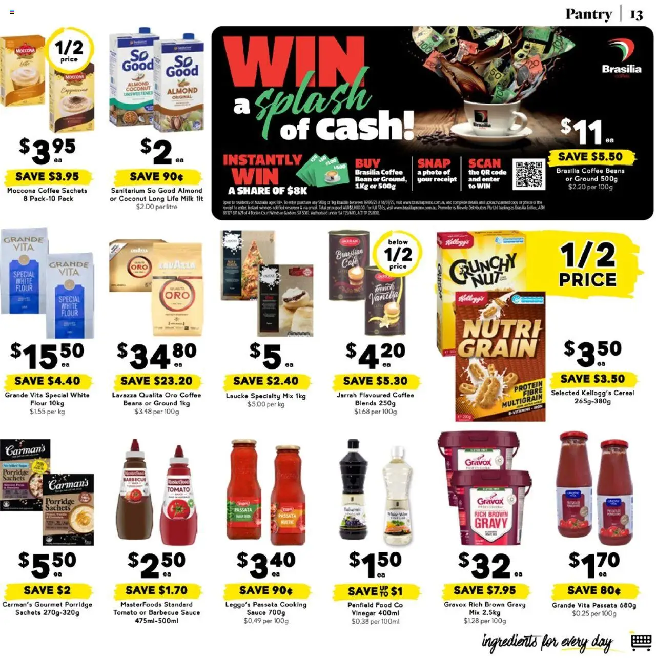 Drakes catalogue - valid from 25.06.2025 | Page: 13 | Products: Coffee, Sauce, Vinegar, Moccona