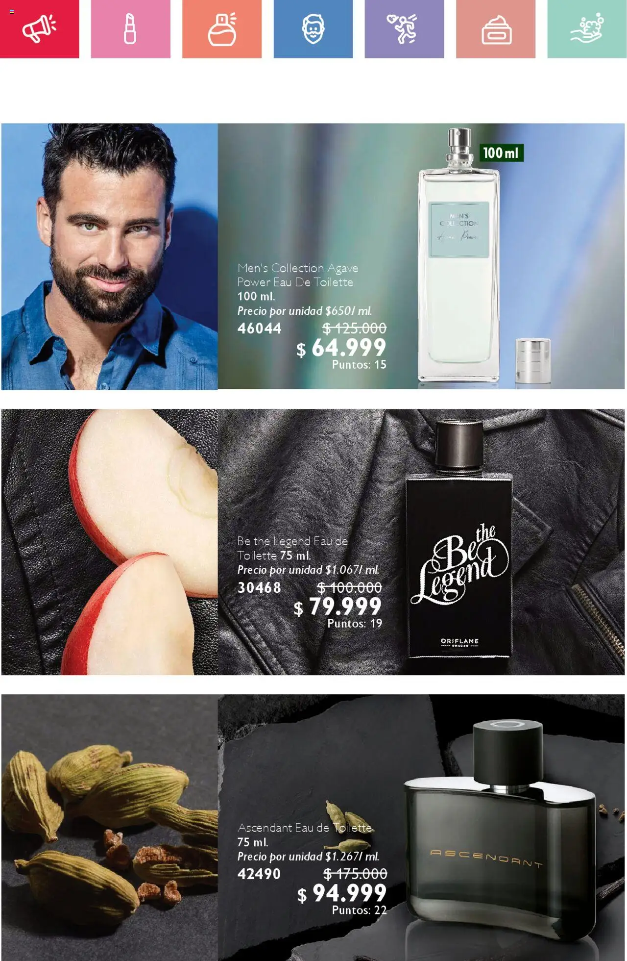 Oriflame revista - valida desde el 02.08.2025 | Página: 94 | Productos: Eau de toilette, Corta uñas