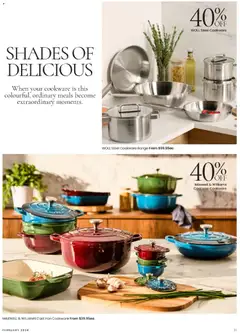 Preview of Myer  Catalogue  - valid from 03.02.2026 | Page: 21 | Products: Cookware, Iron
