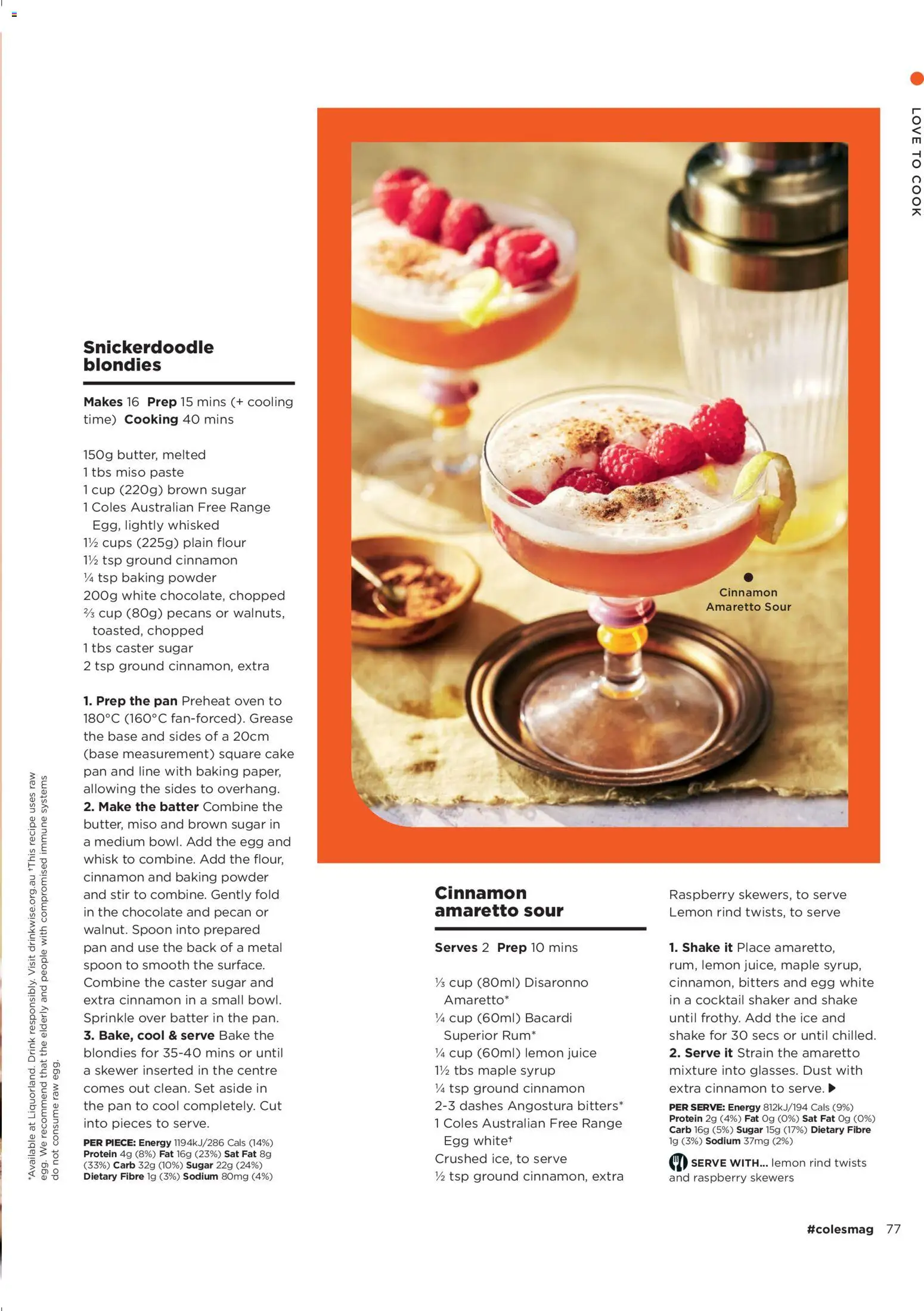 Coles catalogue - valid from 02.04.2026 | Page: 77 | Products: Powder, Flour, Chocolate, Juice
