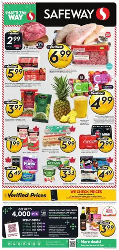 Preview of Safeway weekly flyer / circulaire from shop Safeway valid from 13.11.2025