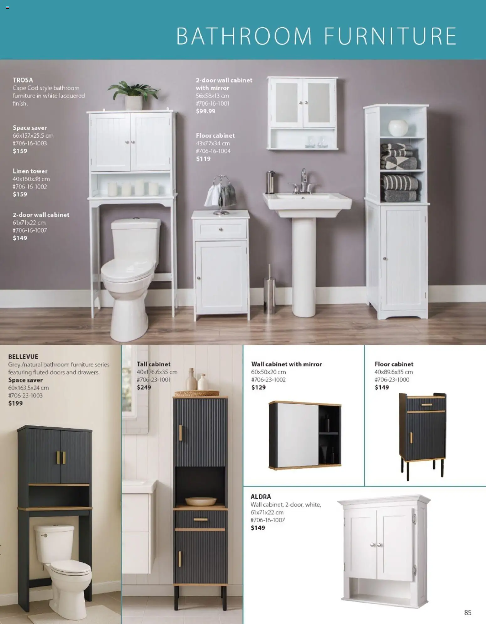 JYSK flyer valid from 01.01.2026 | Page: 85 | Products: Cabinet, Mirror