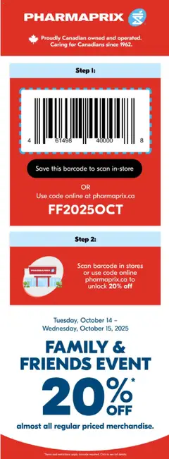 Preview of Pharmaprix - Event from shop Pharmaprix valid from 14.10.2025