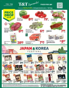 Preview of T&T Supermarket flyer - BC from shop T&T Supermarket valid from 18.07.2025