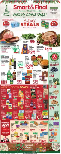 Preview of Smart & Final weekly ads valid from 19.12.2025