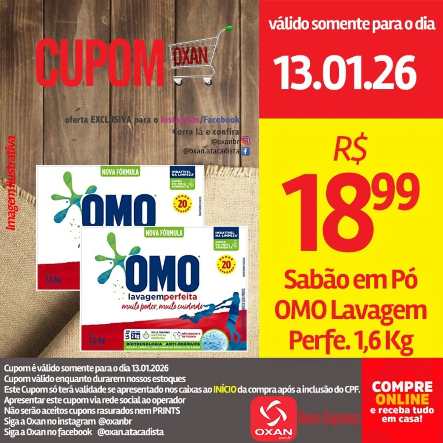 Oxan Atacadista Folheto - válido de 13.01.2026 | Página: 4 | Produtos: Pó, Sabão, Sabão em pó