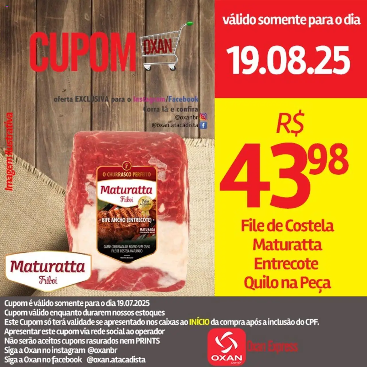 Oxan Atacadista Folheto - válido de 19.08.2025 | Página: 2 | Produtos: Carne