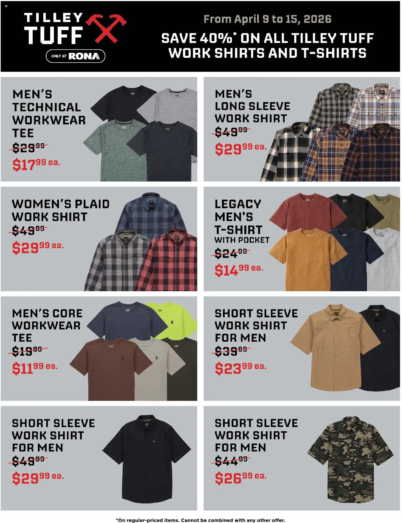 Rona flyer valid from 09.04.2026 | Page: 25 | Products: Shirt, Tshirt