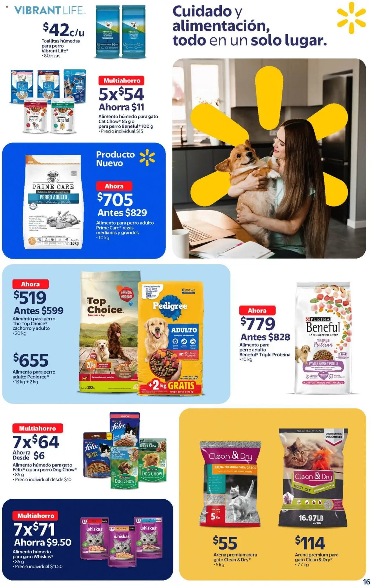Nuevas ofertas de Walmart válidas en toda la República Mexicana desde el 17.09.2025. ¡Encuentra las mejores ofertas en Walmart - Folleto! | Página: 15 | Productos: Pollo, Toallitas húmedas, Res, Top
