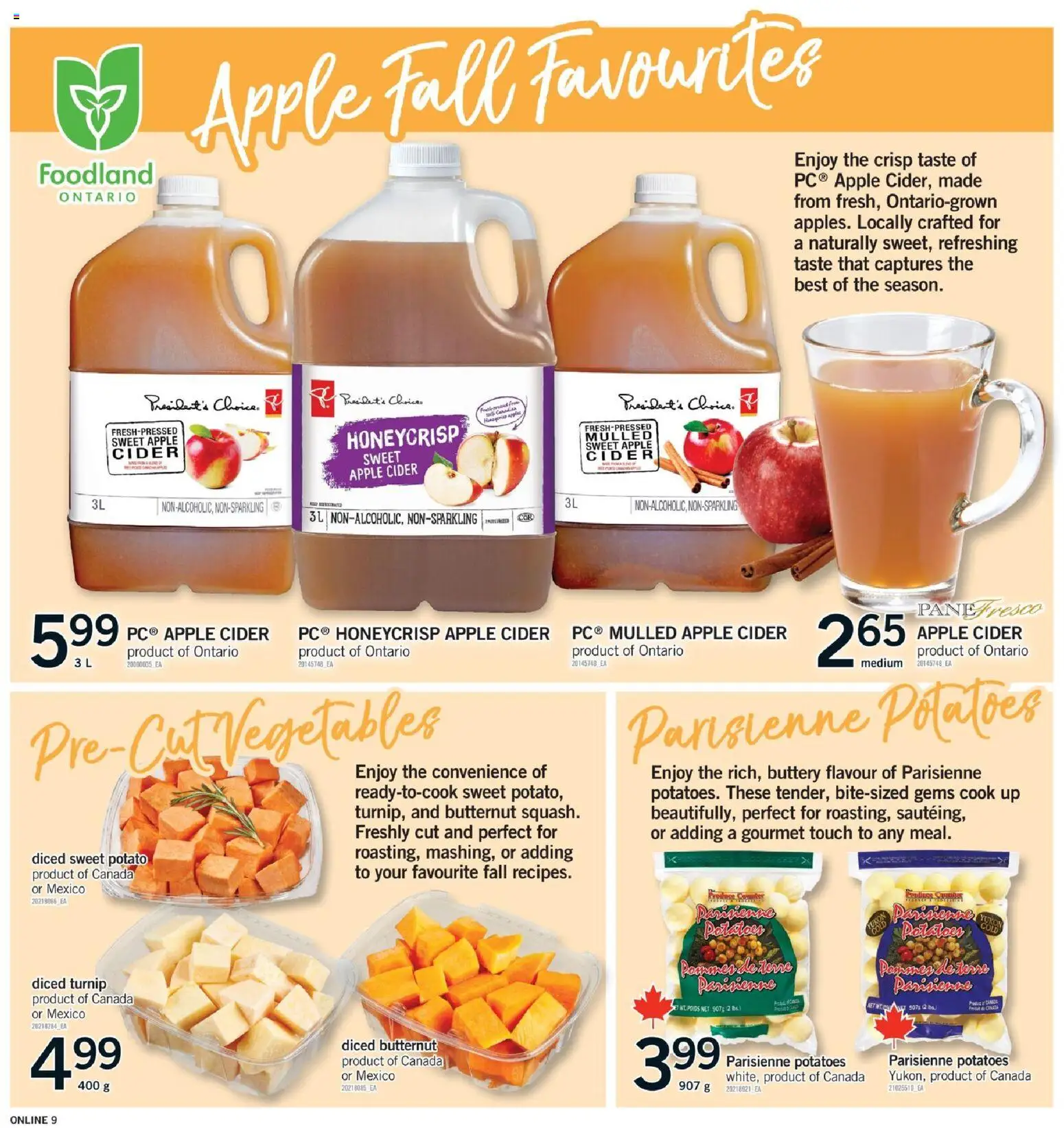 Fortinos flyer valid from 27.11.2025 | Page: 9 | Products: Potatoes