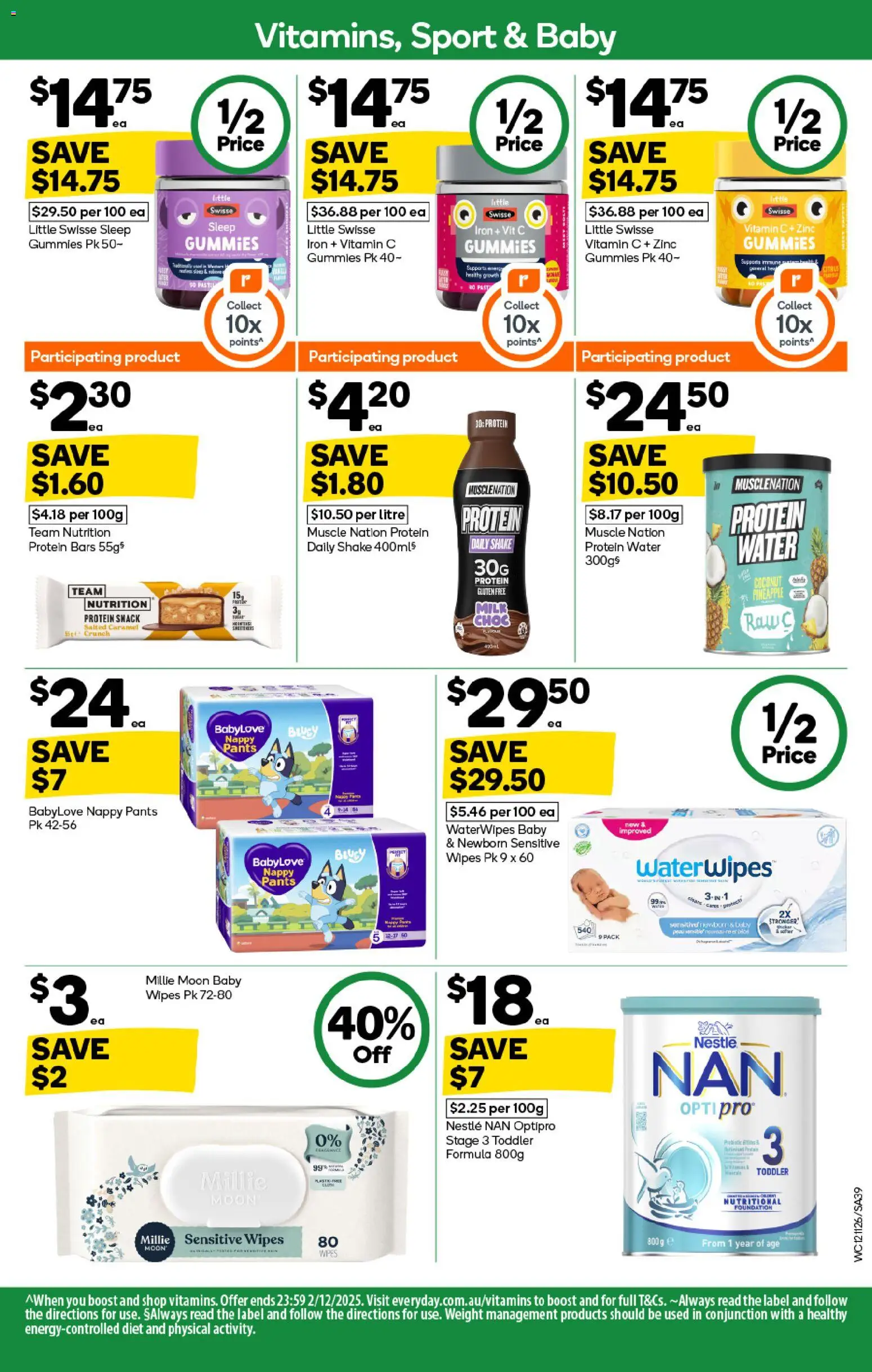 Woolworths catalogue - valid from 12.11.2025 | Page: 39 | Products: Milk, Water, Pants, Iron