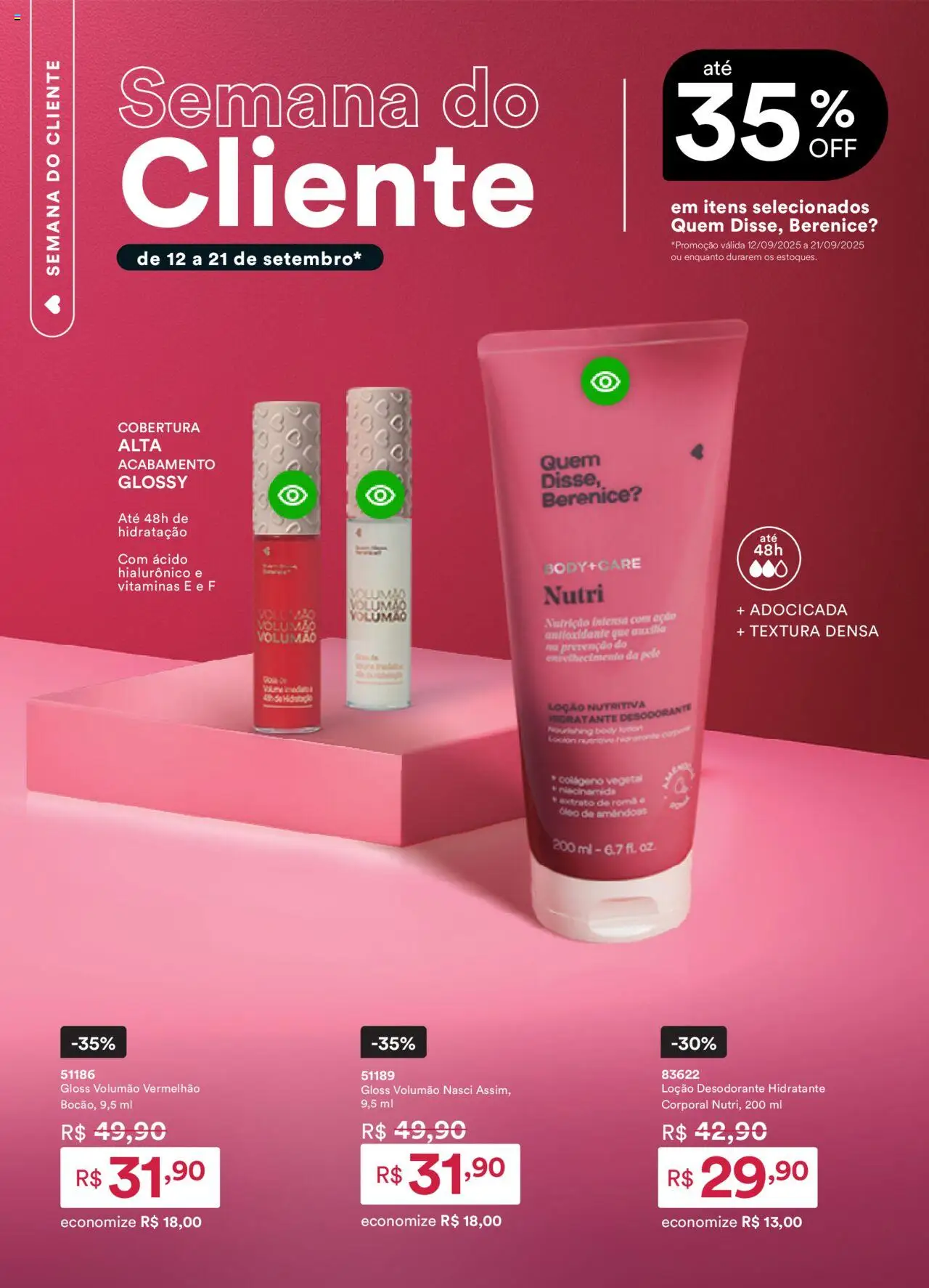 O Boticário Folheto - válido de 01.09.2025 | Página: 121 | Produtos: Colágeno, Óleo, Amêndoas, Body