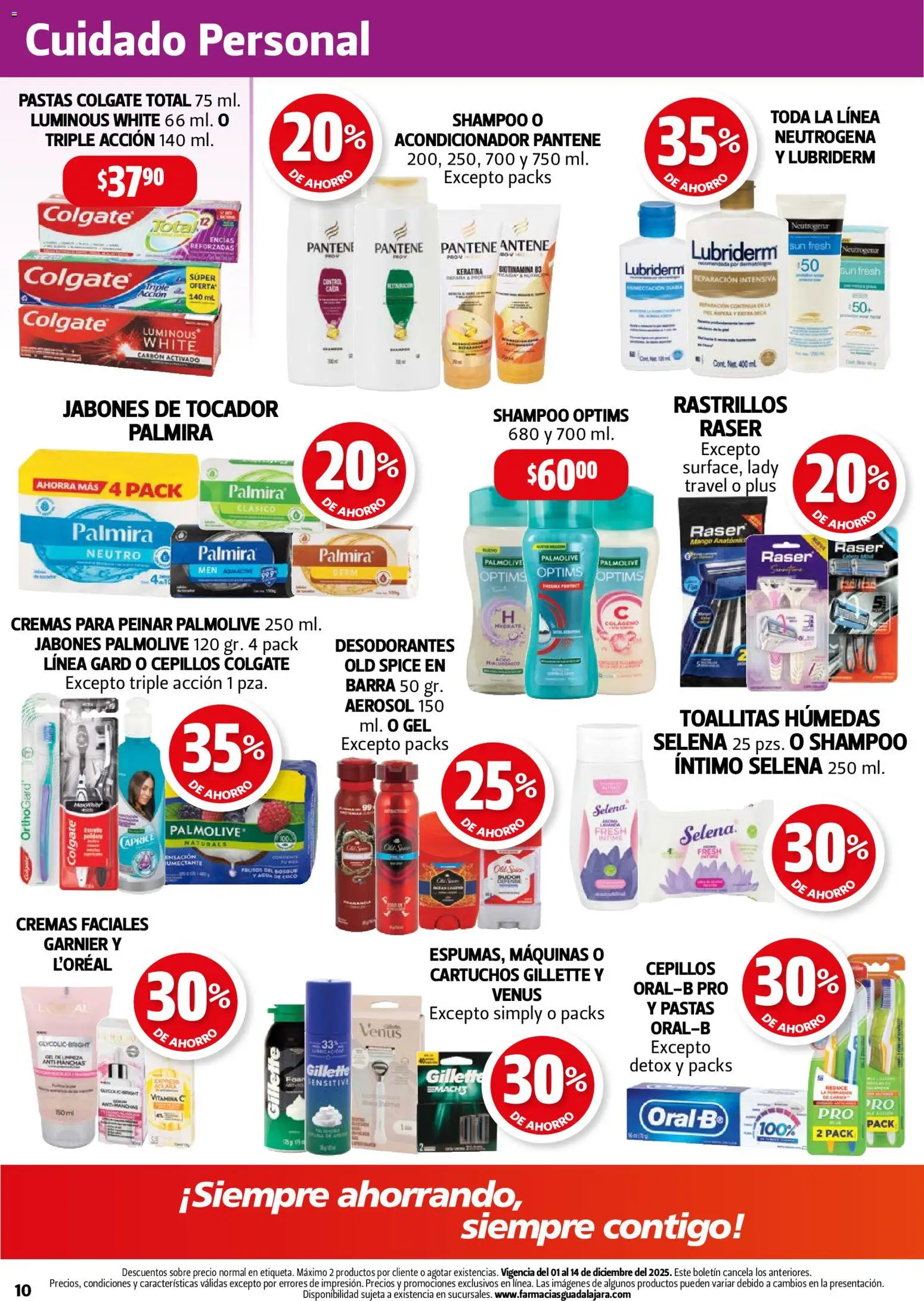 Nuevas ofertas de Farmacia Guadalajara válidas en toda la República Mexicana desde el 01.12.2025. ¡Encuentra las mejores ofertas en Farmacia Guadalajara catálogo! | Página: 10