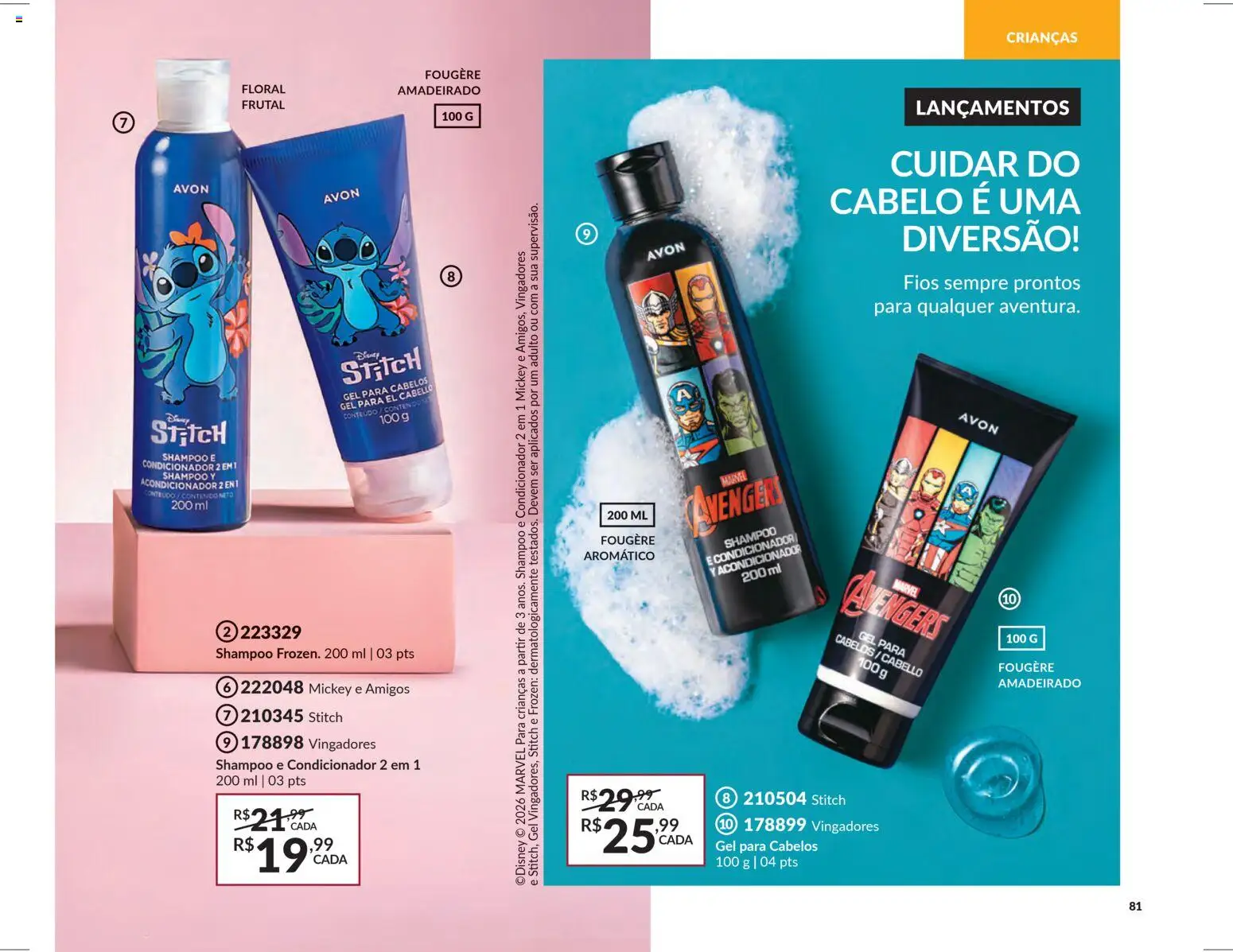 Avon Folheto - válido de 18.02.2026 | Página: 81 | Produtos: Shampoo, Condicionador