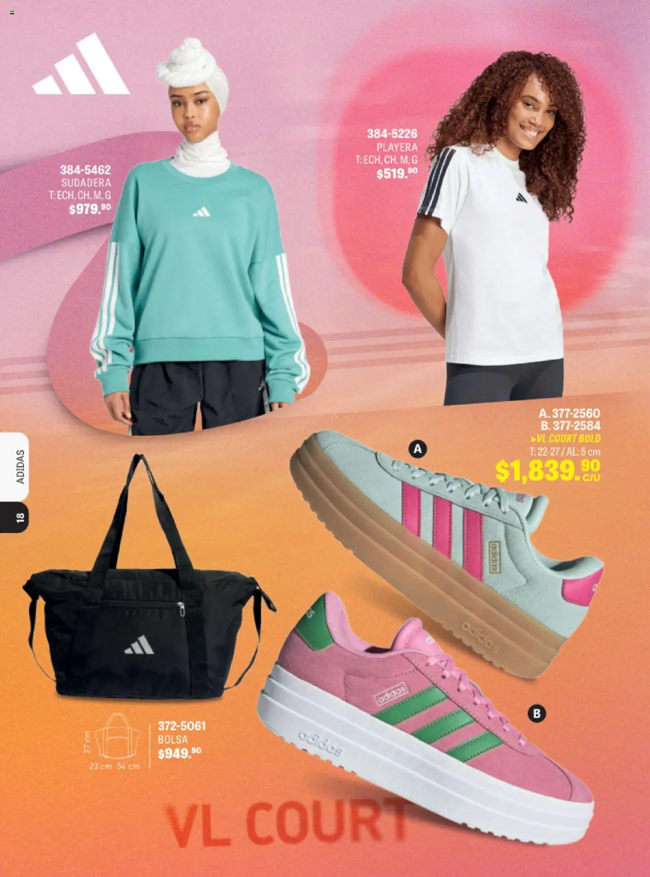 Nuevas ofertas de Andrea válidas en toda la República Mexicana desde el 13.08.2025. ¡Encuentra las mejores ofertas en Andrea - Catálogo Andrea Sport! | Página: 15 | Productos: Bolsa, Sudadera, Playera