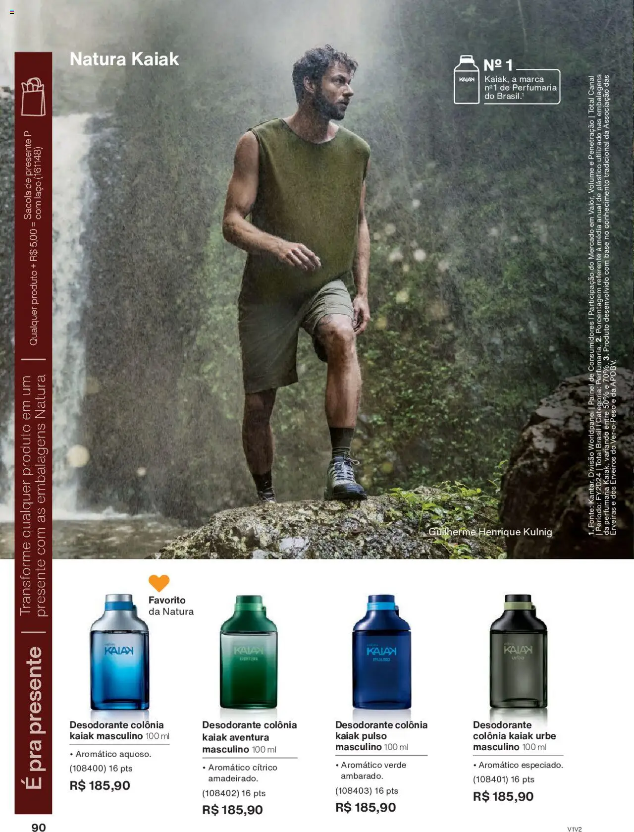 Natura Folheto - válido de 01.10.2025 | Página: 90 | Produtos: Desodorante, Base