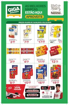 GIGA Atacado - Ofertas Nestlé - Pré-Visualização do folheto da loja GIGA Atacado, válido de 19.09.2025