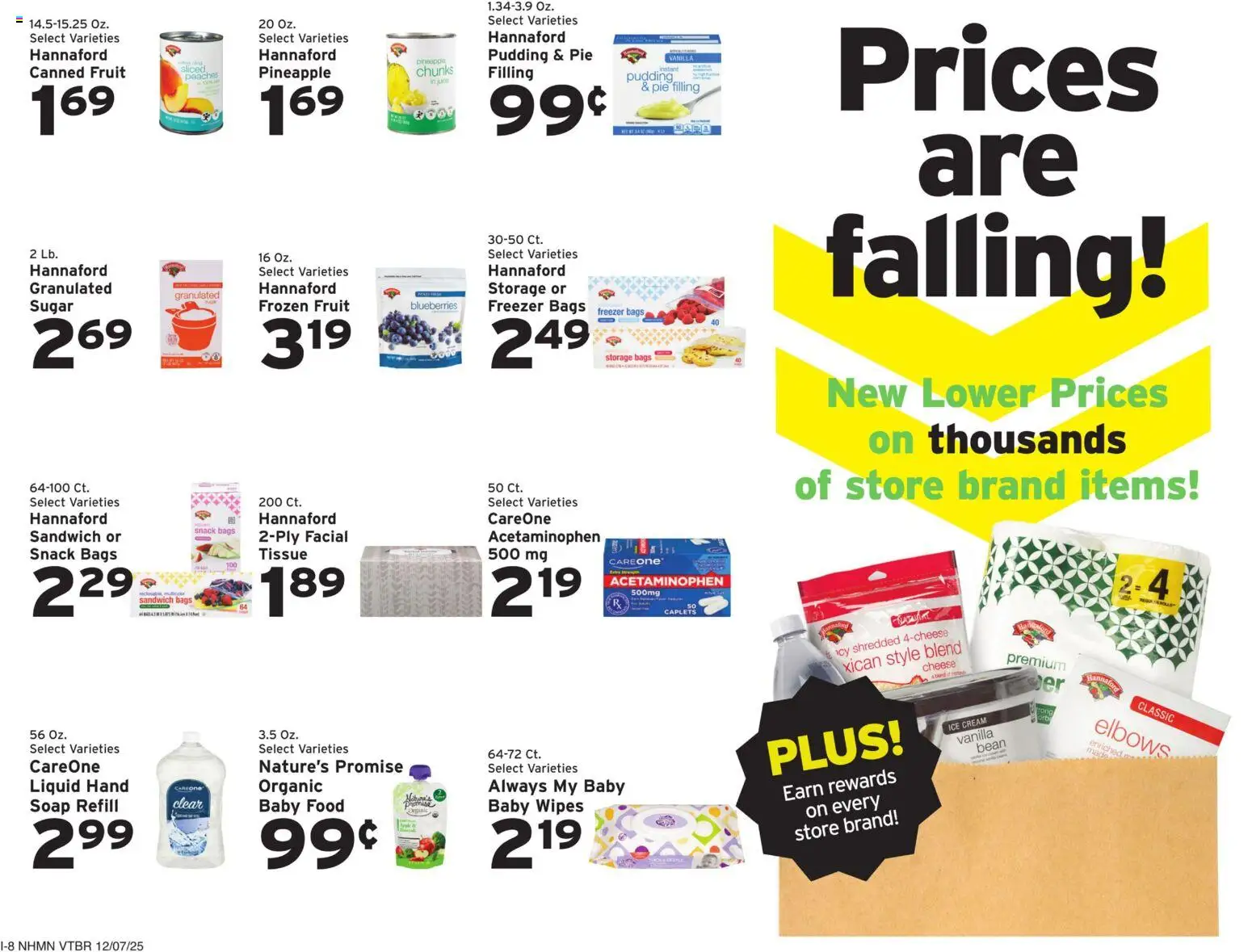 Hannaford Weekly Ad - valid from 07.12.2025 | Page: 16 | Products: Peaches, Cheese, Soap, Blueberries