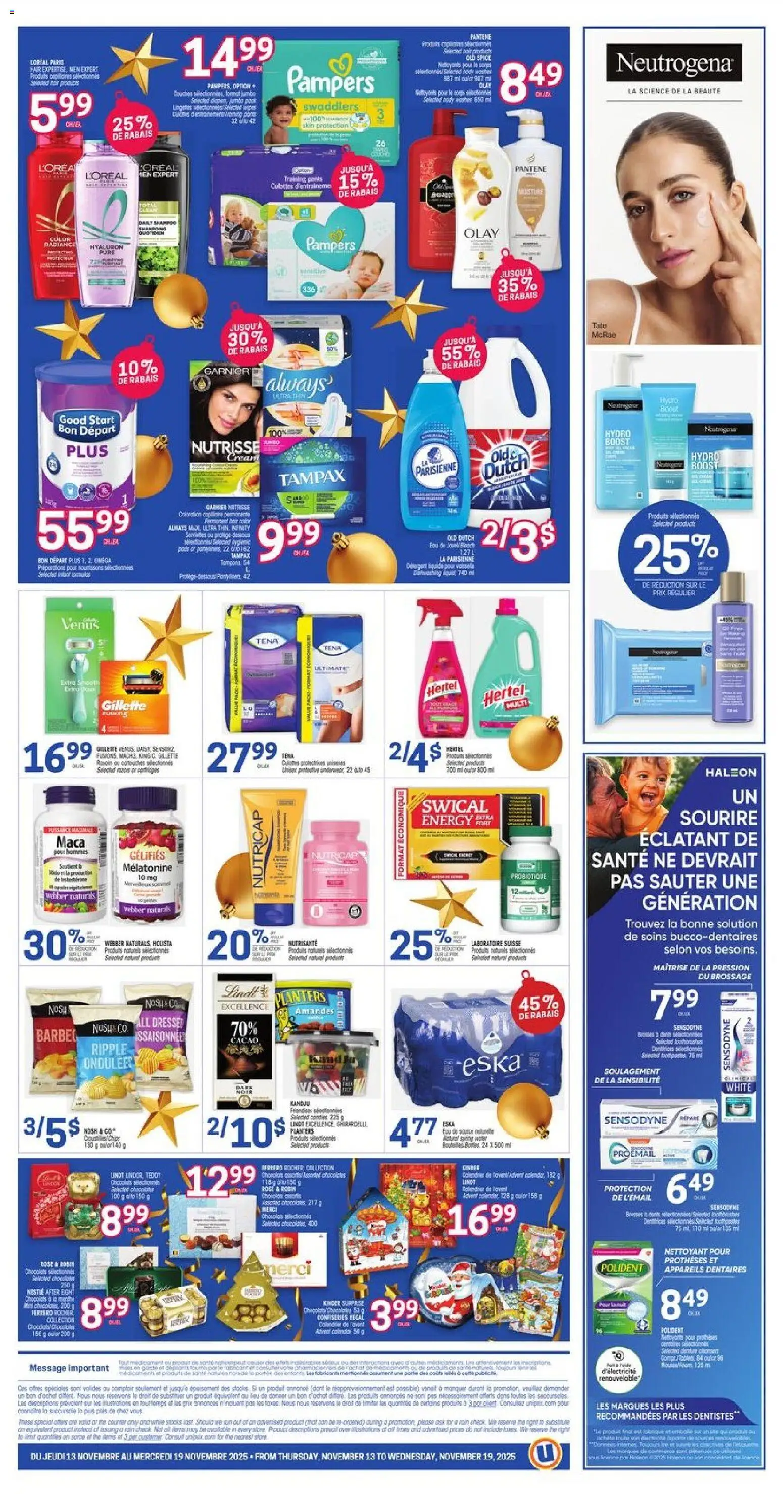 Uniprix flyer valid from 13.11.2025 | Page: 2 | Products: Cream, Shampoo, Pants