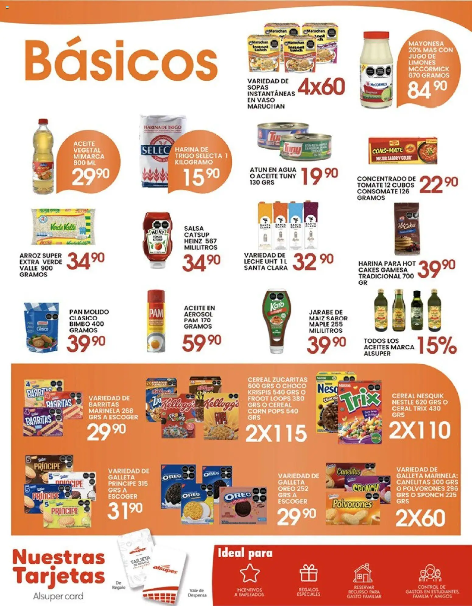 Nuevas ofertas de Alsuper válidas en toda la República Mexicana desde el 24.04.2026. ¡Encuentra las mejores ofertas en Alsuper folleto Saltillo! | Página: 6 | Productos: Aceite, Pan, Jugo, Catsup