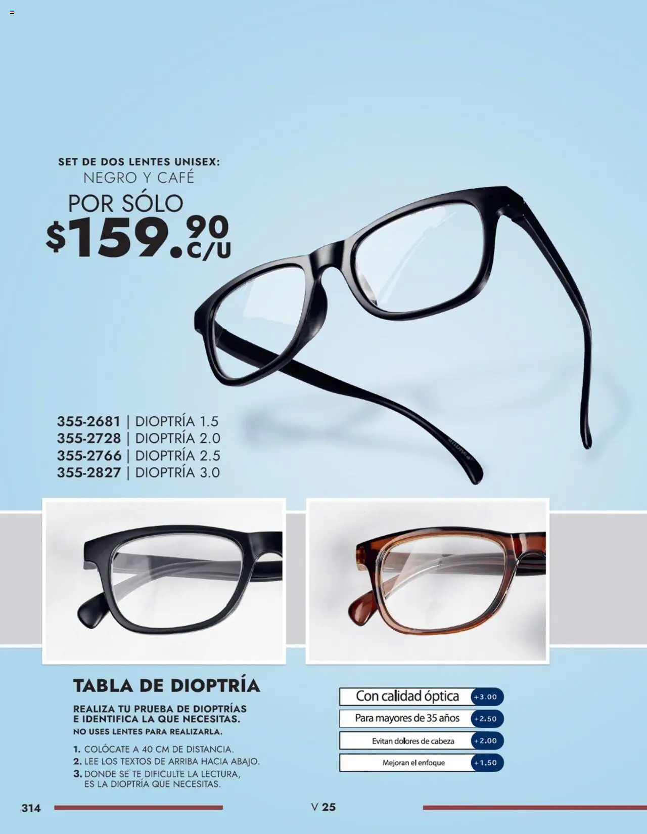 Nuevas ofertas de Andrea válidas en toda la República Mexicana desde el 25.05.2025. ¡Encuentra las mejores ofertas en Andrea catálogo Accesorios Caballero! | Página: 18 | Productos: Lentes, Café, Té