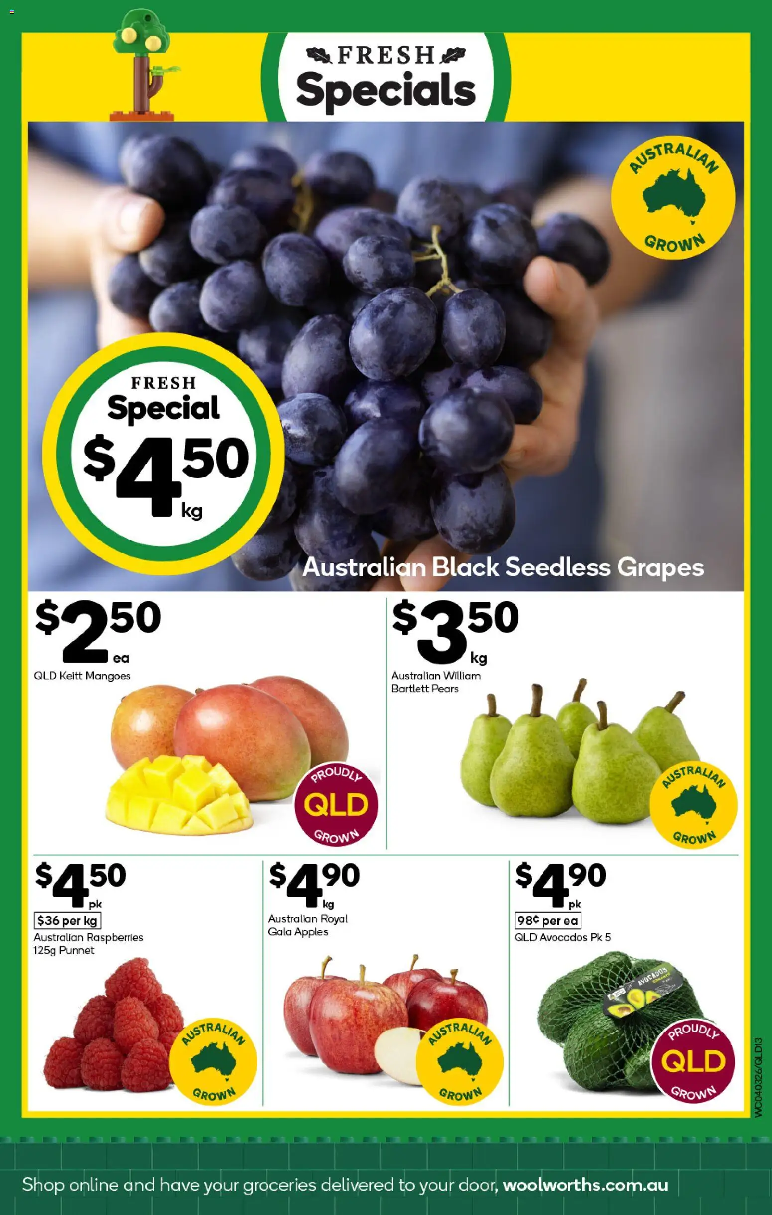Woolworths catalogue - valid from 04.03.2026 | Page: 13 | Products: Apples, Grapes