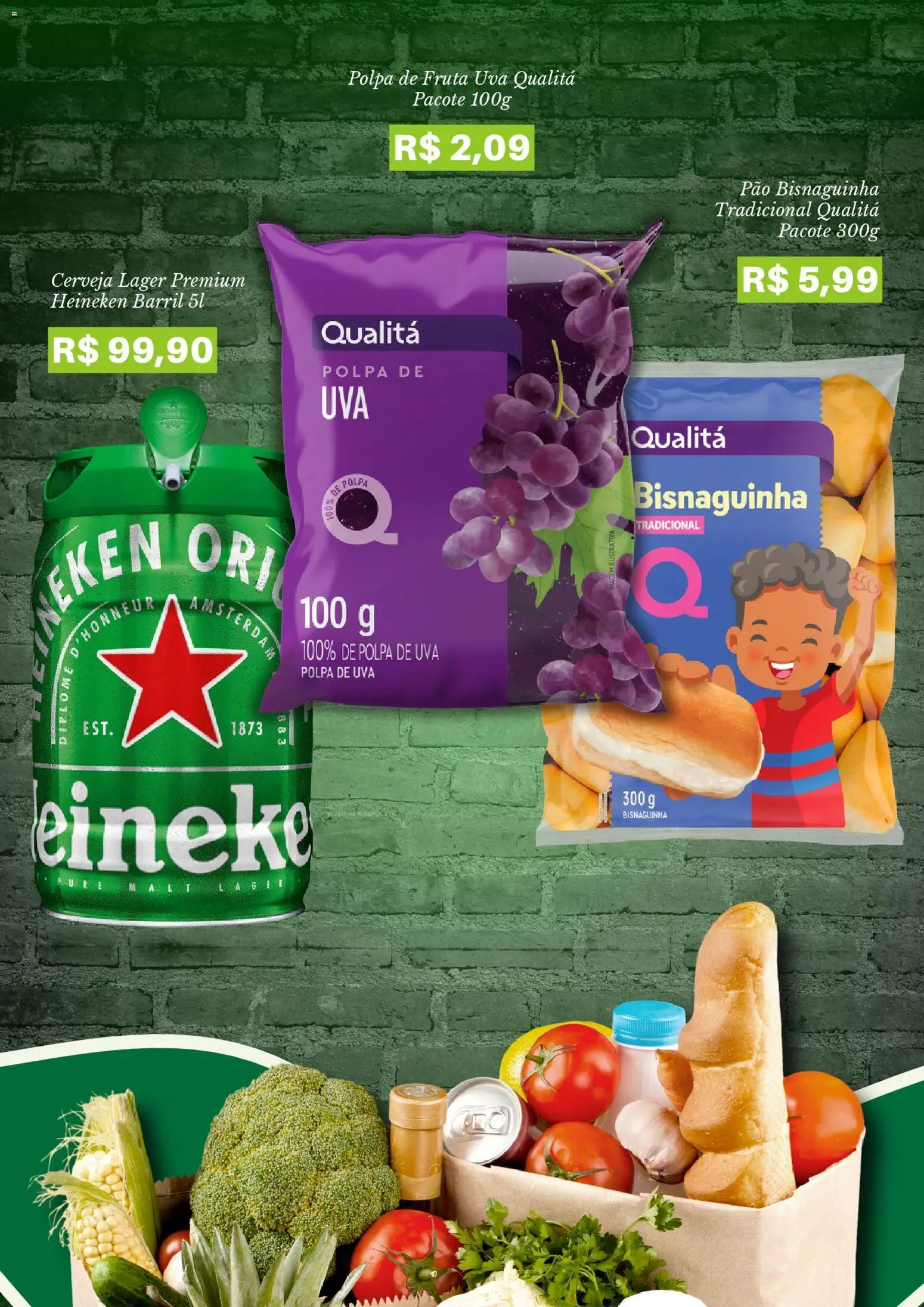 Pão de Açúcar Folheto - válido de 07.01.2026 | Página: 3 | Produtos: Pão, Cerveja, Heineken