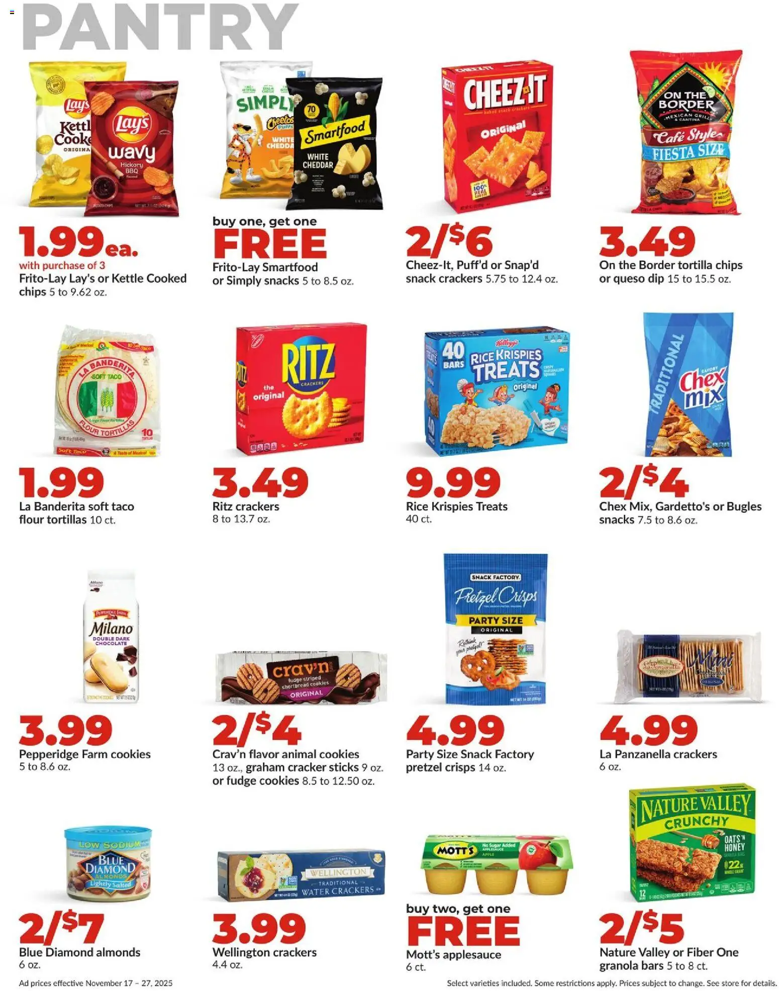 HyVee Weekly Ad - valid from 17.11.2025 | Page: 27 | Products: Chocolate, Rice, Cookies, Kettle
