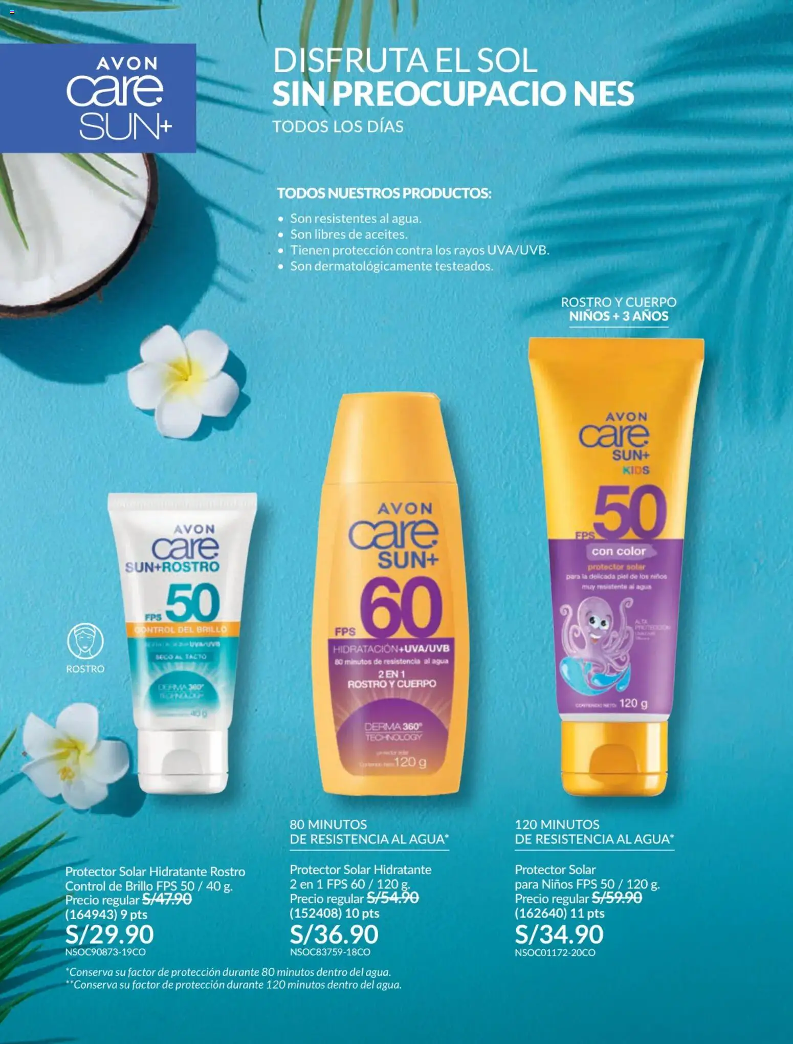 Catálogo Avon válido desde 31.01.2026 | Página: 140 | Productos: Protector solar