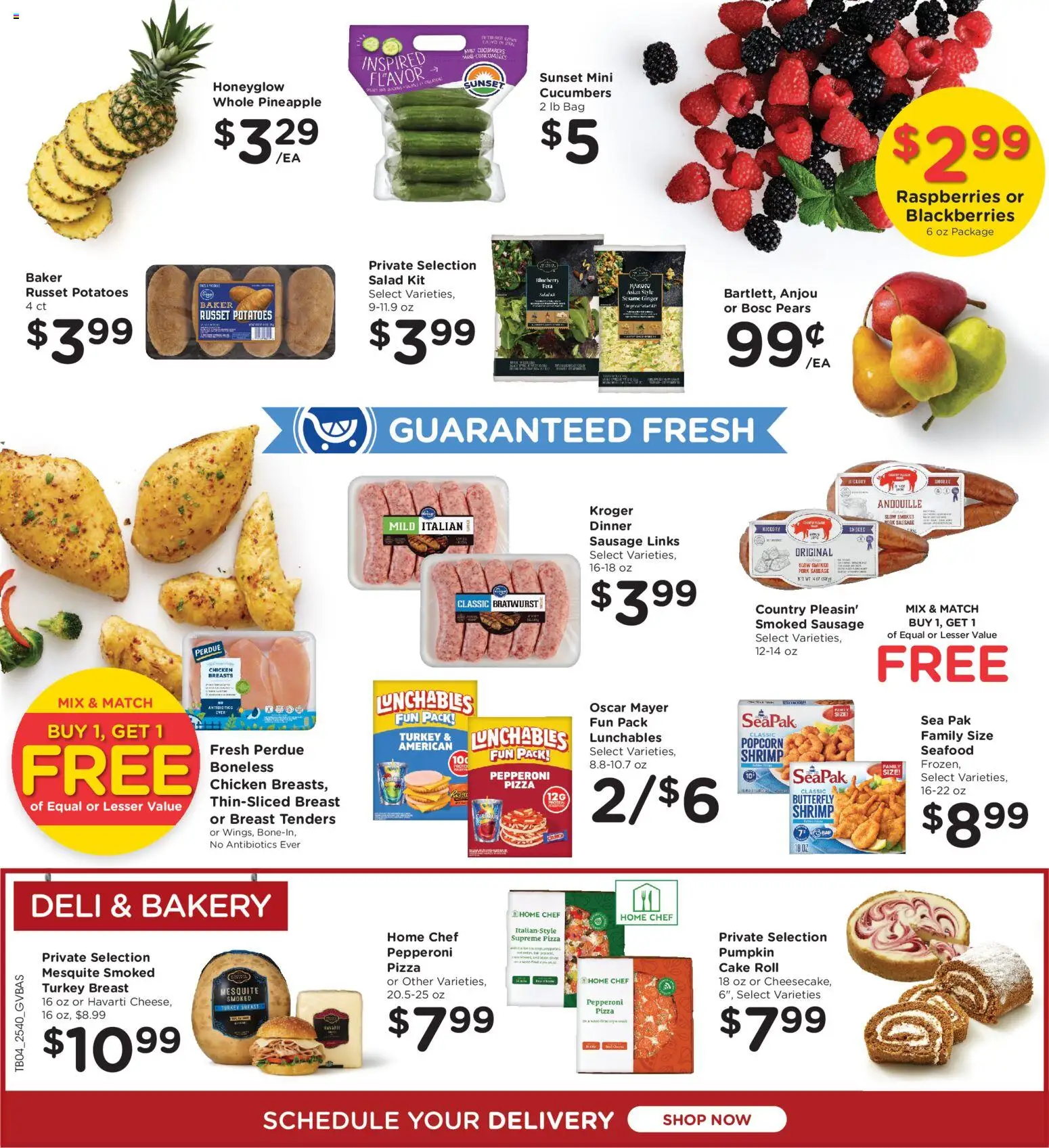 Kroger Ad - valid from 05.11.2025 | Page: 10 | Products: Ginger, Pizza, Cucumbers, Pumpkin