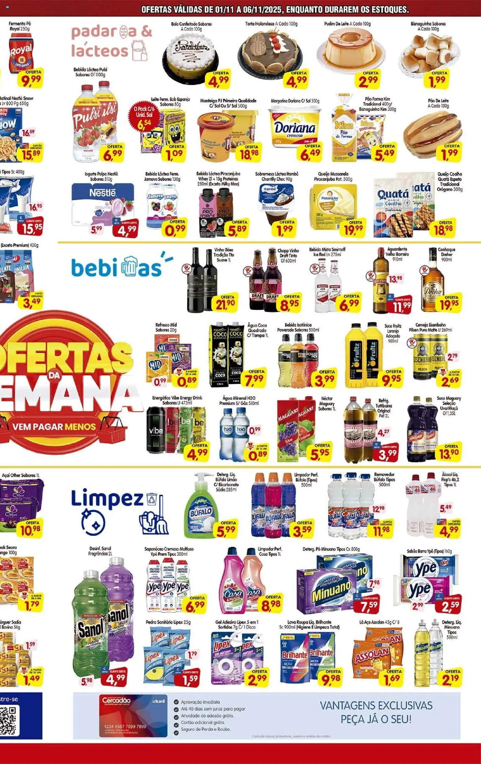 Cercadão Folheto - válido de 01.11.2025 | Página: 3 | Produtos: Energético, Sabão, Bebida, Açaí