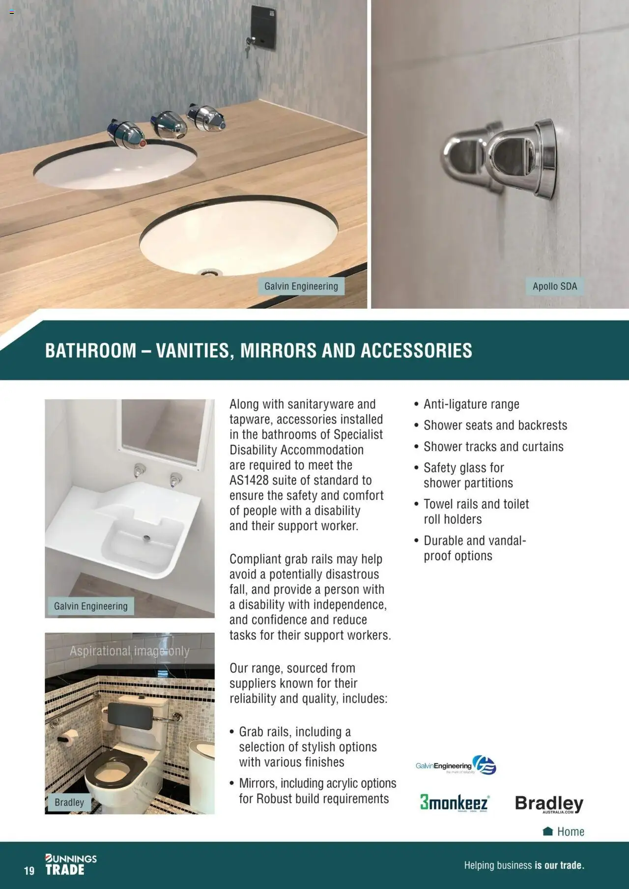 Bunnings Warehouse catalogue - valid from 28.10.2024 | Page: 19 | Products: Toilet, Shower, Suite, Accessories