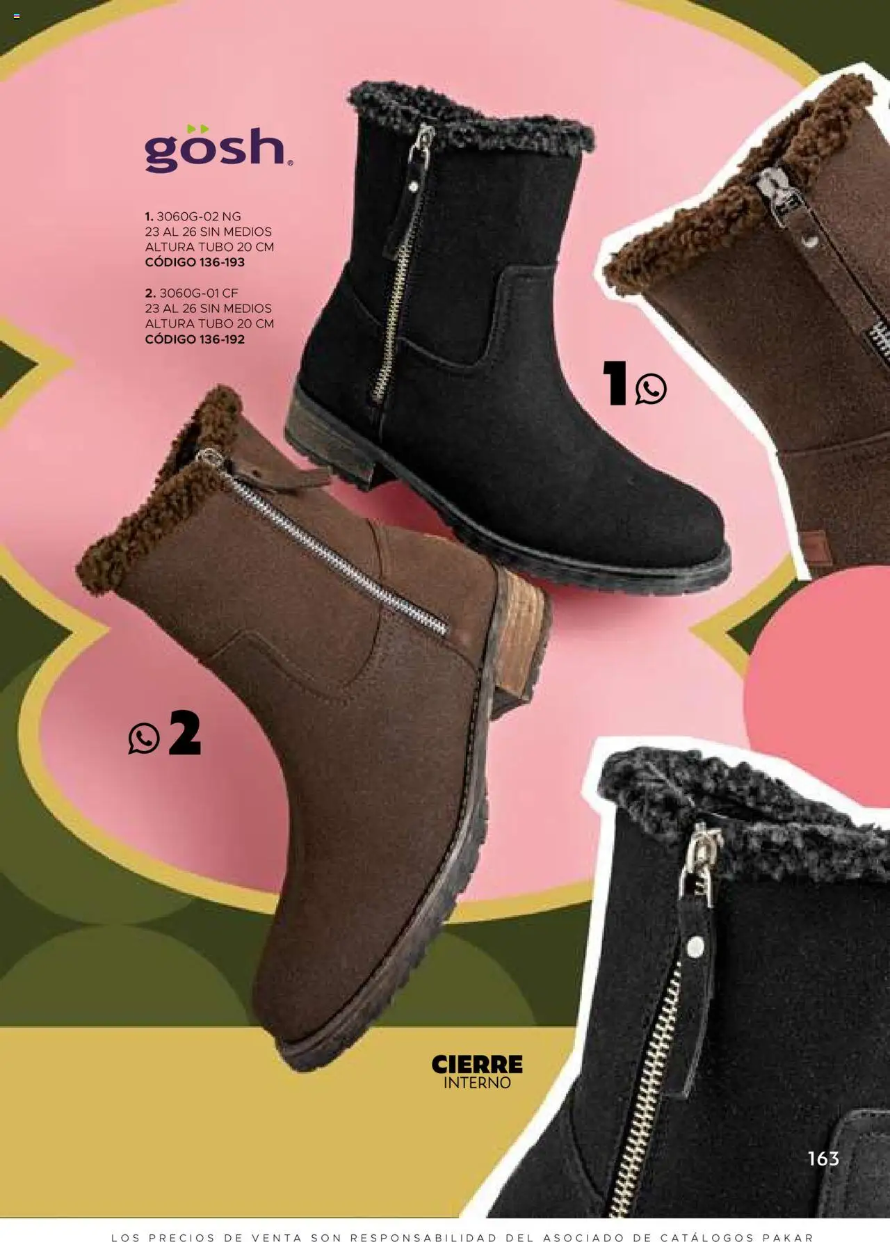 Nuevas ofertas de SC Pakar válidas en toda la República Mexicana desde el 24.07.2025. ¡Encuentra las mejores ofertas en SC Pakar - Catálogo Bota! | Página: 163