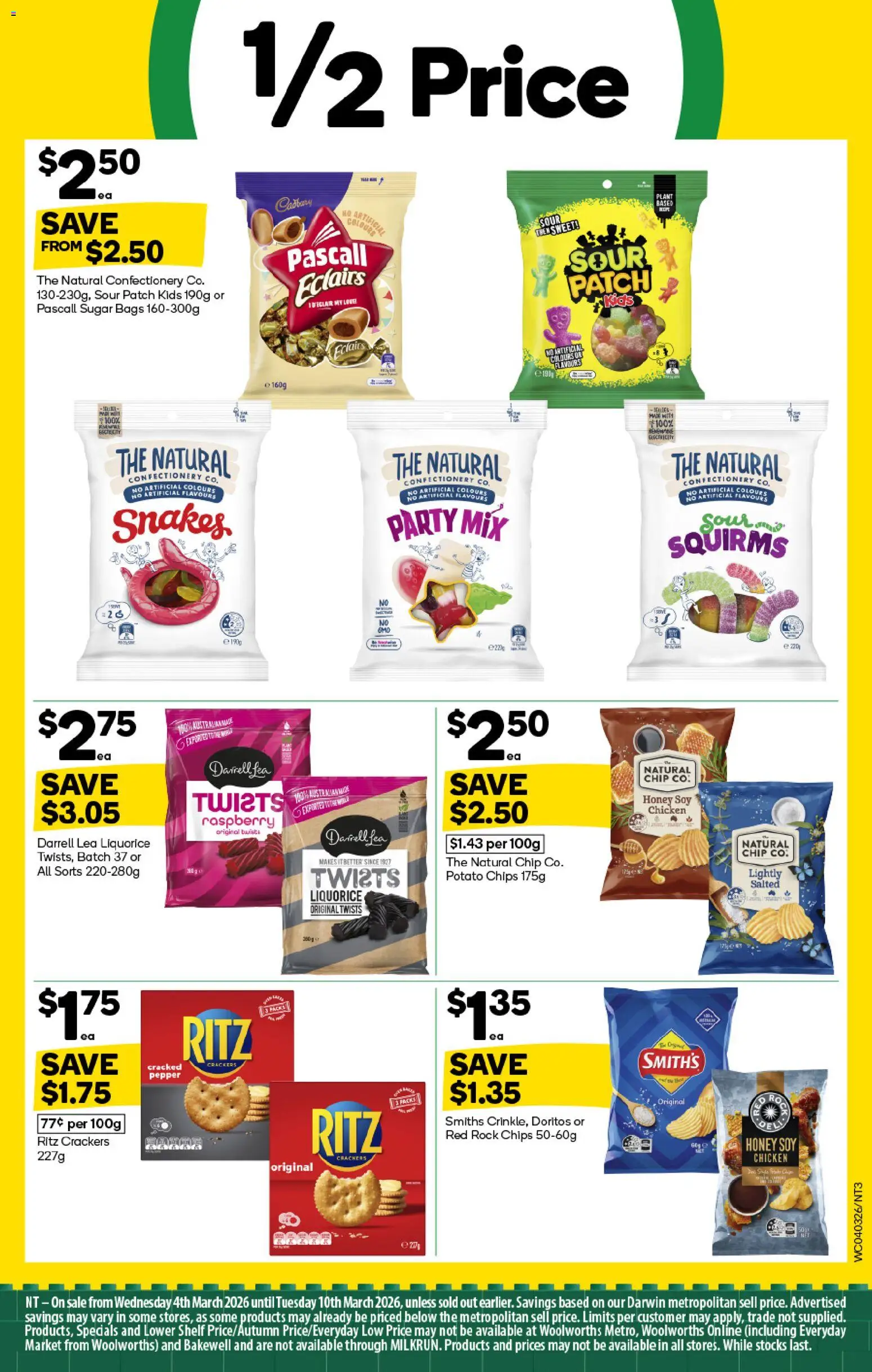 Woolworths catalogue - valid from 04.03.2026 | Page: 3 | Products: Plant, Honey, Chips, Pepper