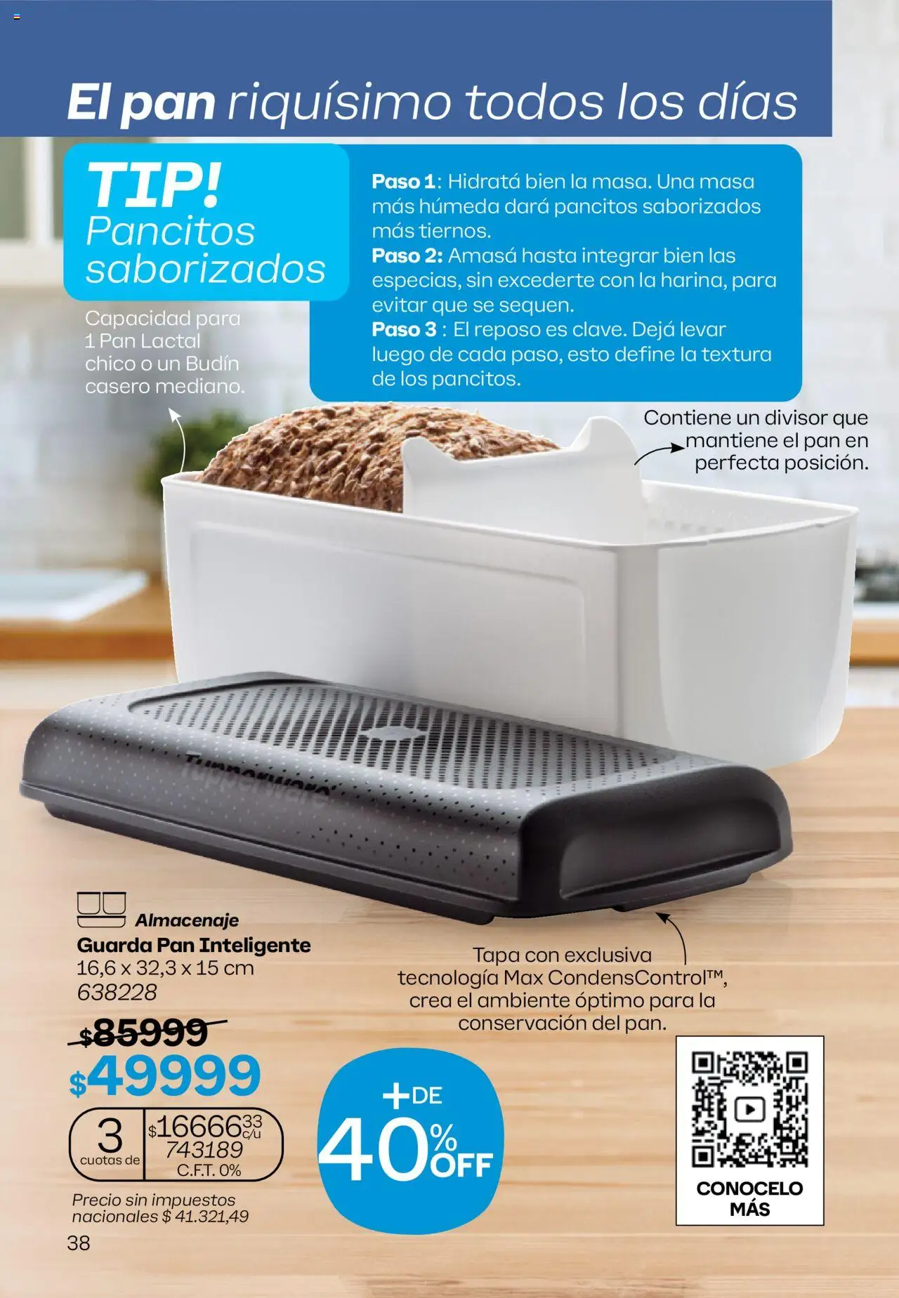 Tupperware - Campaña 16/2025 │ válido desde el 21.09.2025 | Página: 39 | Productos: Budín, Pan