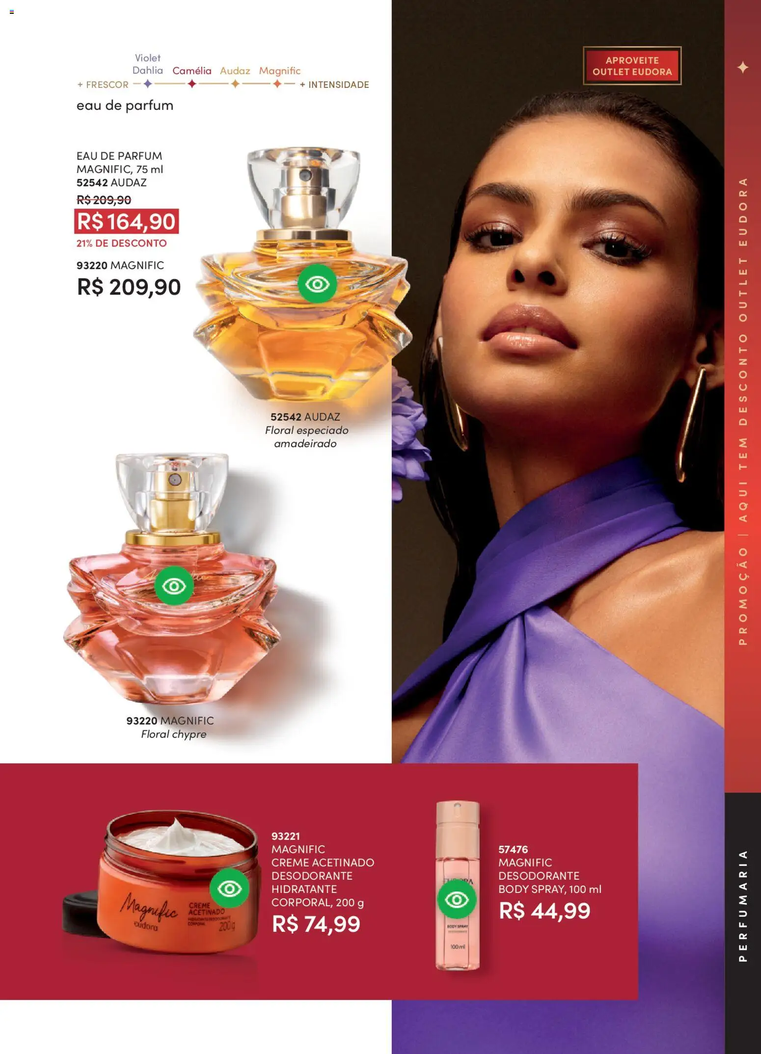 Eudora Folheto - válido de 17.12.2025 | Página: 66 | Produtos: Desodorante, Creme, Body