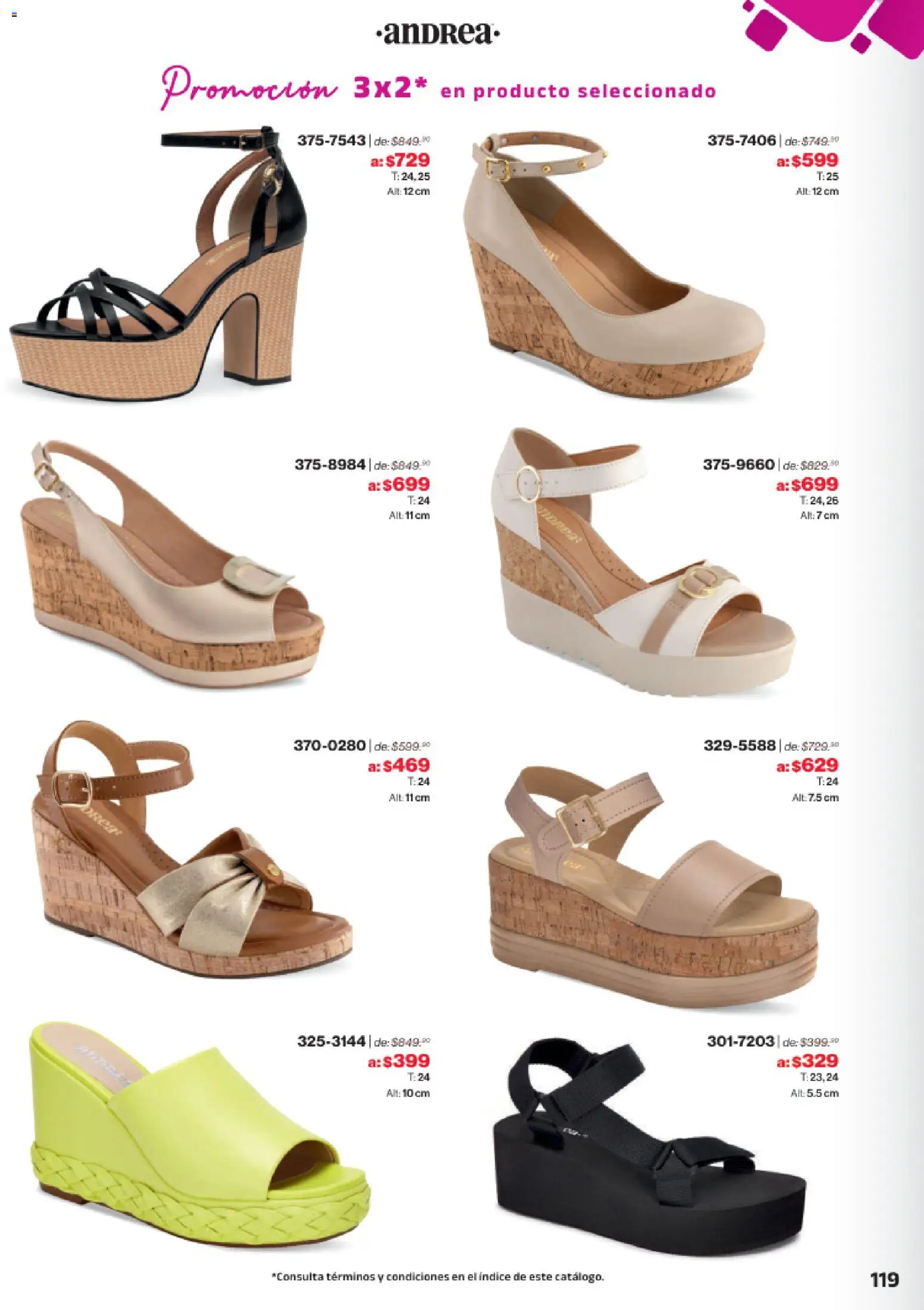 Nuevas ofertas de Andrea válidas en toda la República Mexicana desde el 02.11.2025. ¡Encuentra las mejores ofertas en Andrea catálogo Outlet! | Página: 119