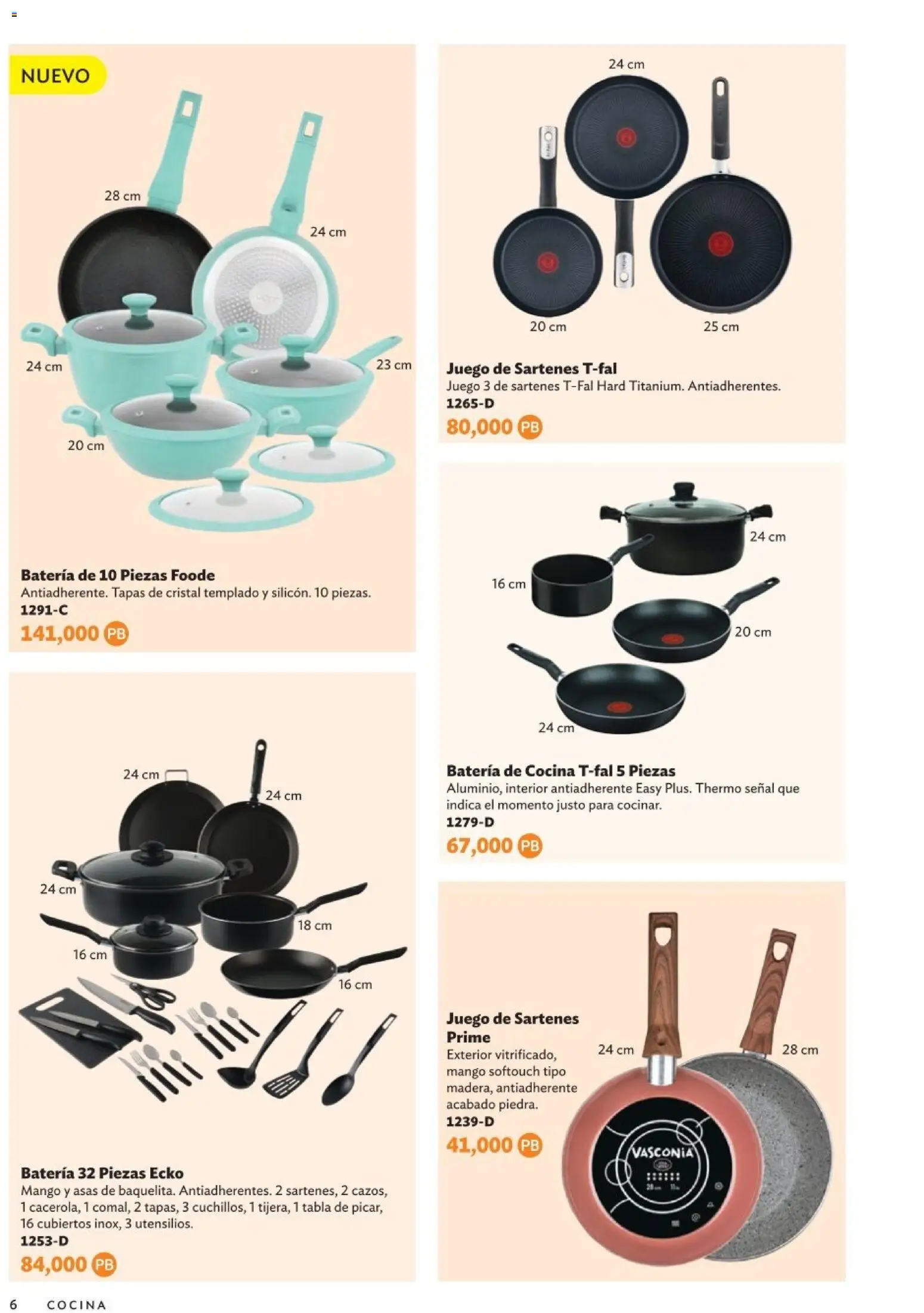 Nuevas ofertas de Betterware válidas en toda la República Mexicana desde el 05.01.2026. ¡Encuentra las mejores ofertas en Betterware Catálogo de Premios! | Página: 6 | Productos: Mango, Juego, Cocina, Batería