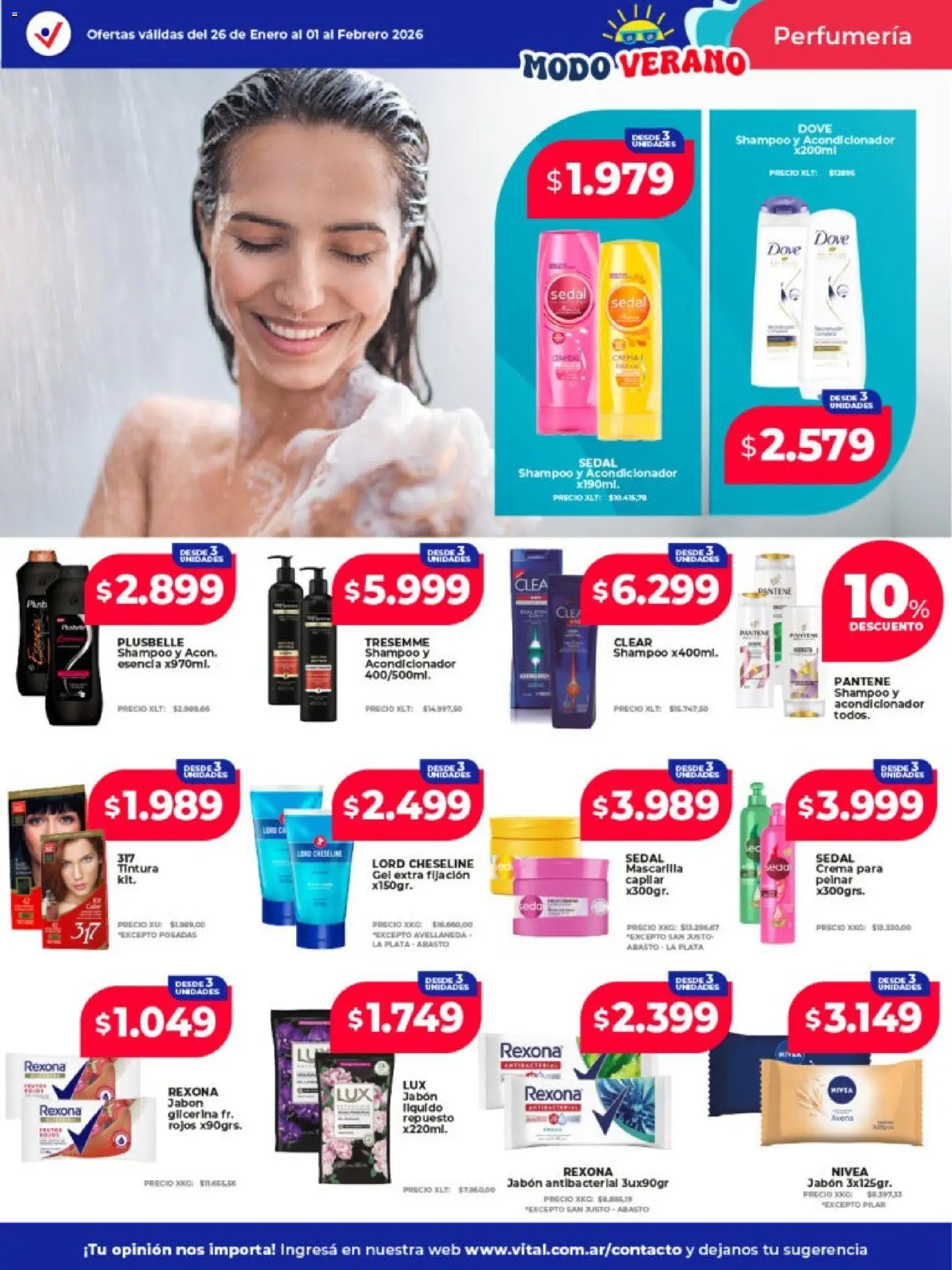 Vital - Ofertas - Laferrere  │ válido desde el 26.01.2026 | Página: 2 | Productos: Mascarilla, Shampoo, Tintura, Jabón