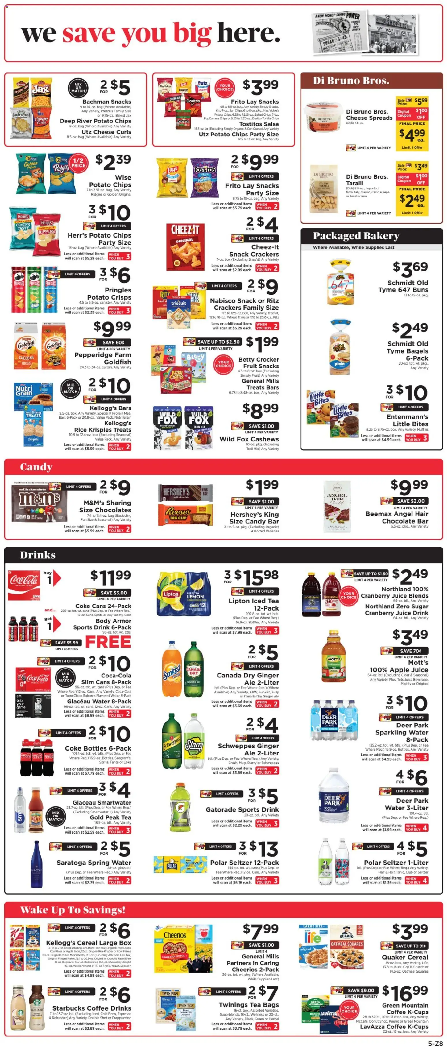 ShopRite Weekly Ad - valid from 17.04.2026 | Page: 6 | Products: Cider, Beer, Chips, Water