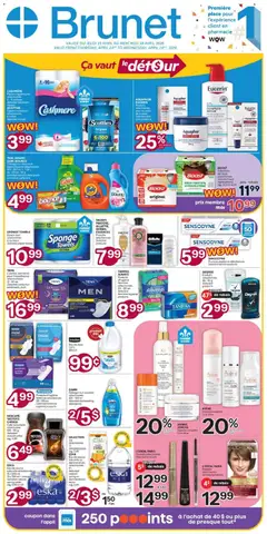 Preview of Brunet weekly flyer / circulaire from shop Brunet valid from 23.04.2026