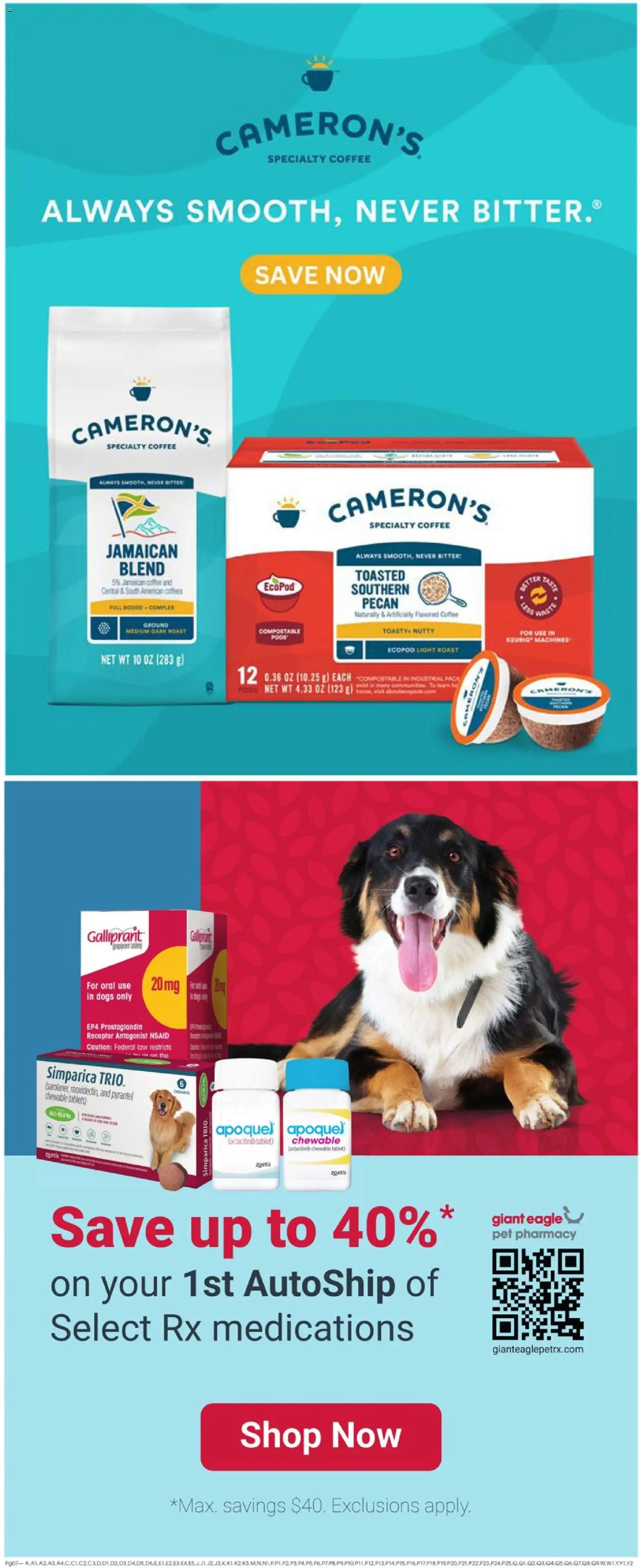 Giant Eagle Weekly Ad - valid from 18.12.2025 | Page: 7 | Products: Coffee, Tablet