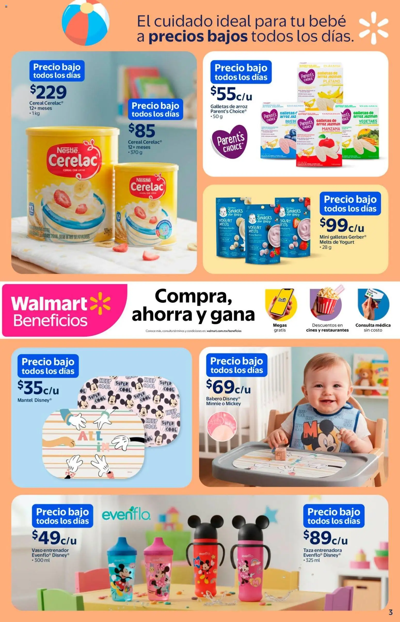 Nuevas ofertas de Walmart válidas en toda la República Mexicana desde el 01.01.2026. ¡Encuentra las mejores ofertas en Walmart folleto Precios bajos ! | Página: 3 | Productos: Taza, Manzana, Leche, Arroz