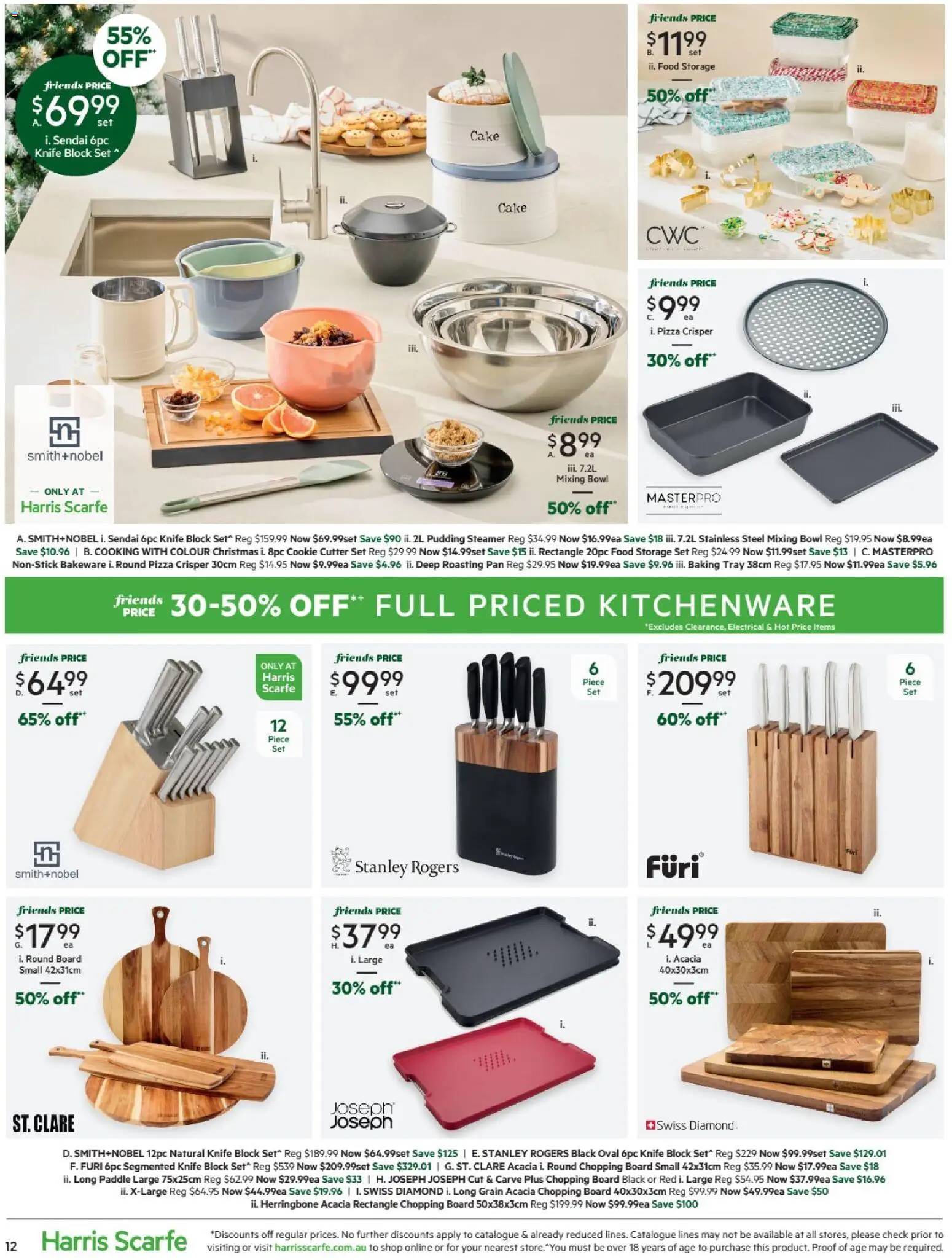 Harris Scarfe catalogue - valid from 07.11.2025 | Page: 12 | Products: Diamond, Pizza, Food storage, Pudding