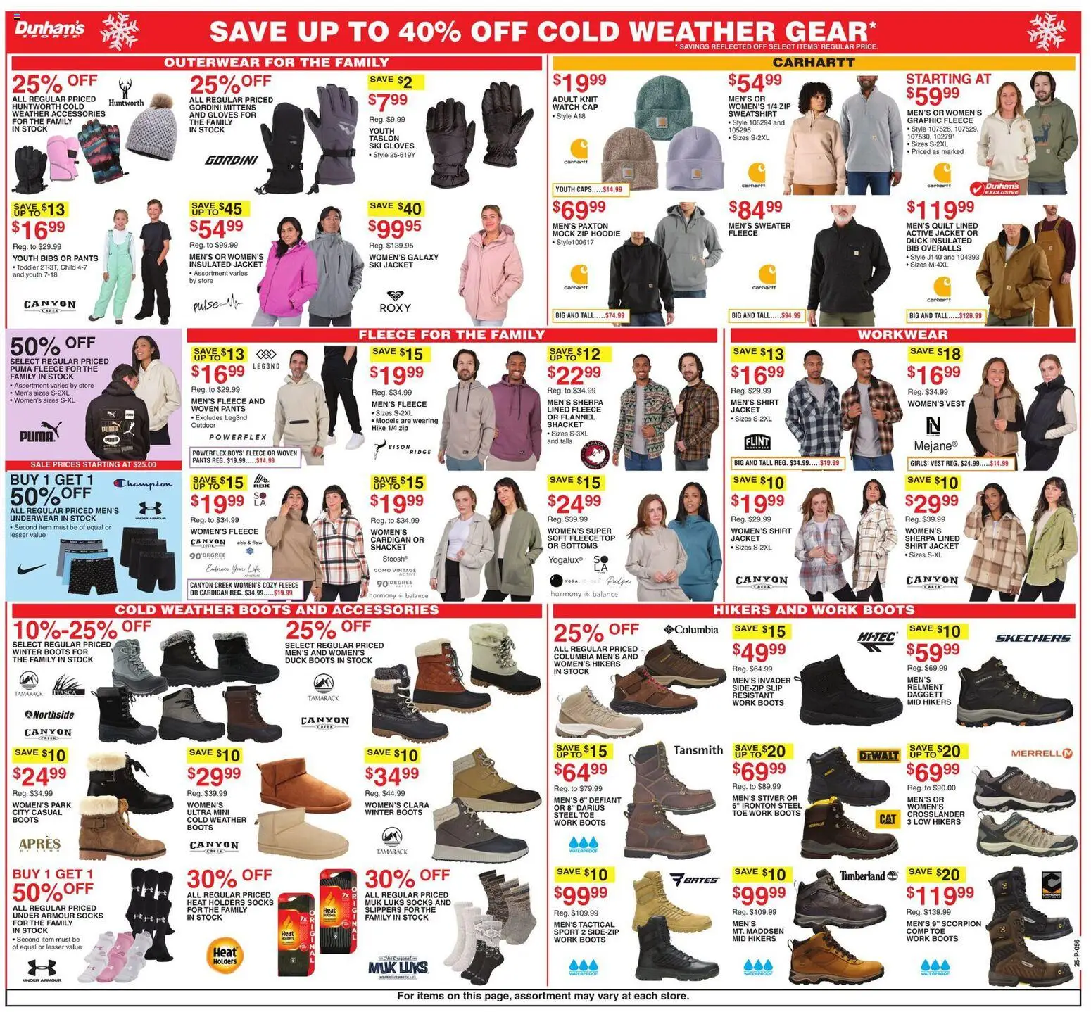 Dunham's Sports Weekly Ad - valid from 13.12.2025 | Page: 11 | Products: Ridge, Shirt, Boots, Quilt