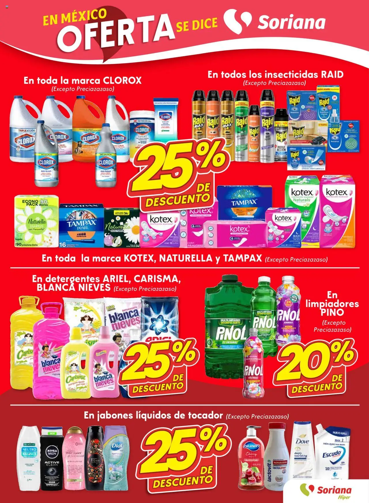 Nuevas ofertas de Soriana válidas en toda la República Mexicana desde el 18.09.2025. ¡Encuentra las mejores ofertas en Soriana - Folleto! | Página: 5