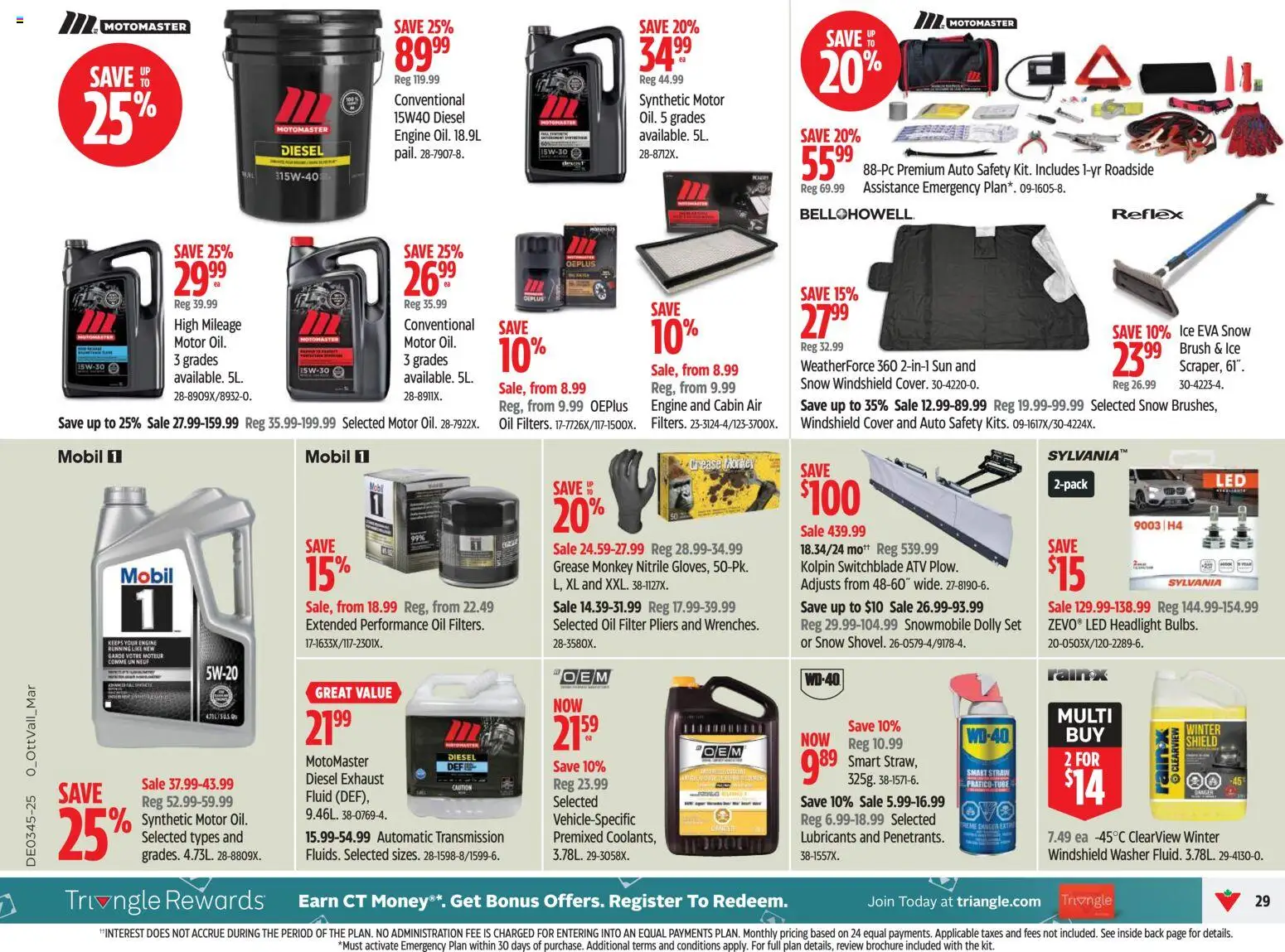 Canadian Tire flyer valid from 30.10.2025 | Page: 29 | Products: Brush, Oil