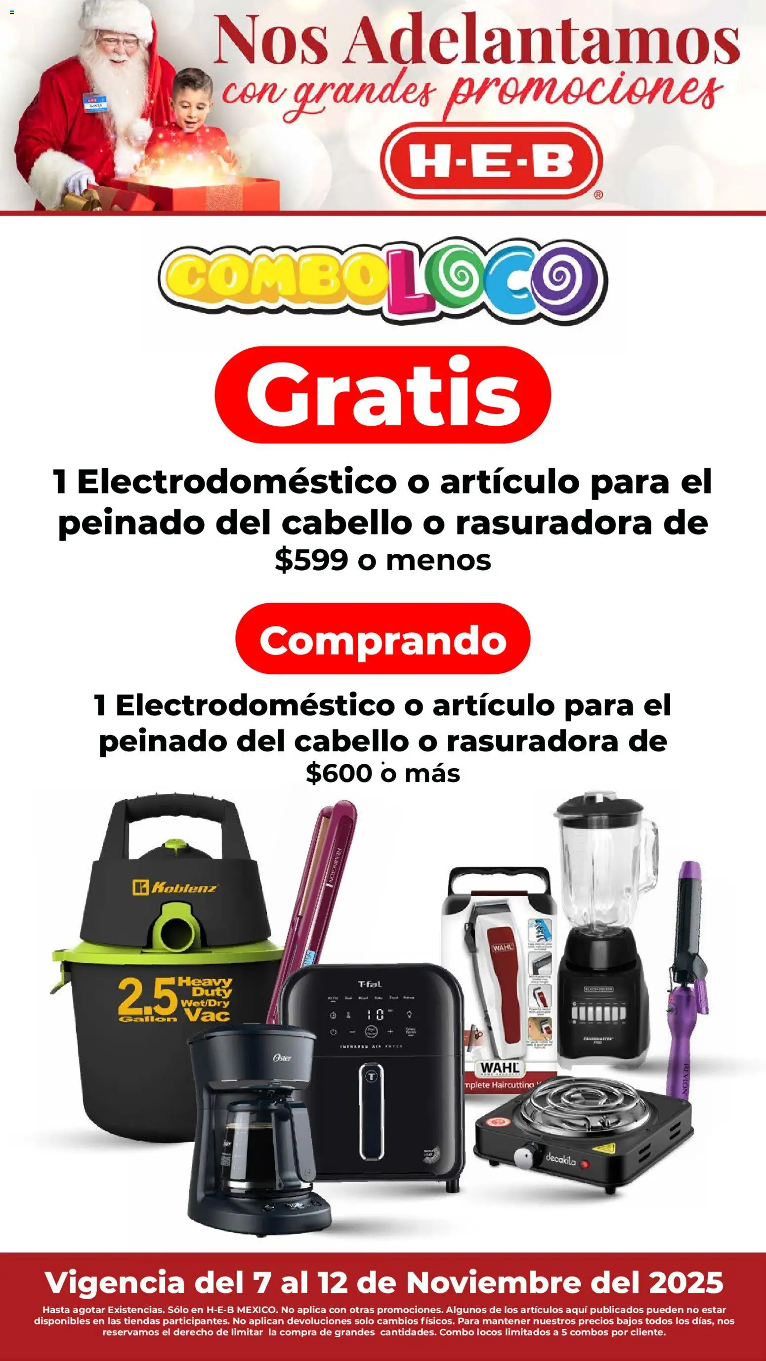 Nuevas ofertas de H-E-B válidas en toda la República Mexicana desde el 07.11.2025. ¡Encuentra las mejores ofertas en H-E-B folleto! | Página: 2 | Productos: Rasuradora
