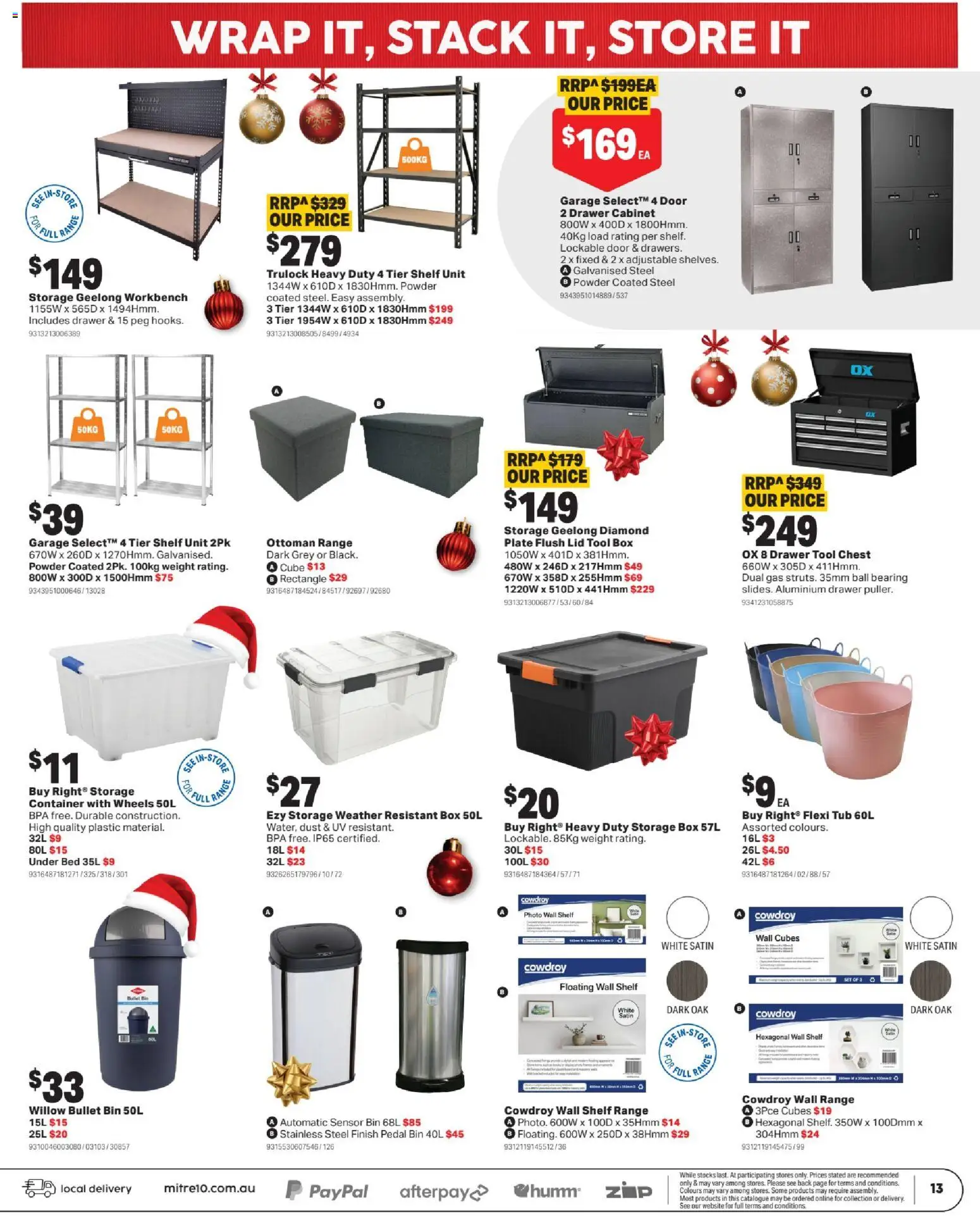 Mitre 10 catalogue - valid from 03.12.2025 | Page: 13 | Products: Drawer, Diamond, Powder, Ottoman