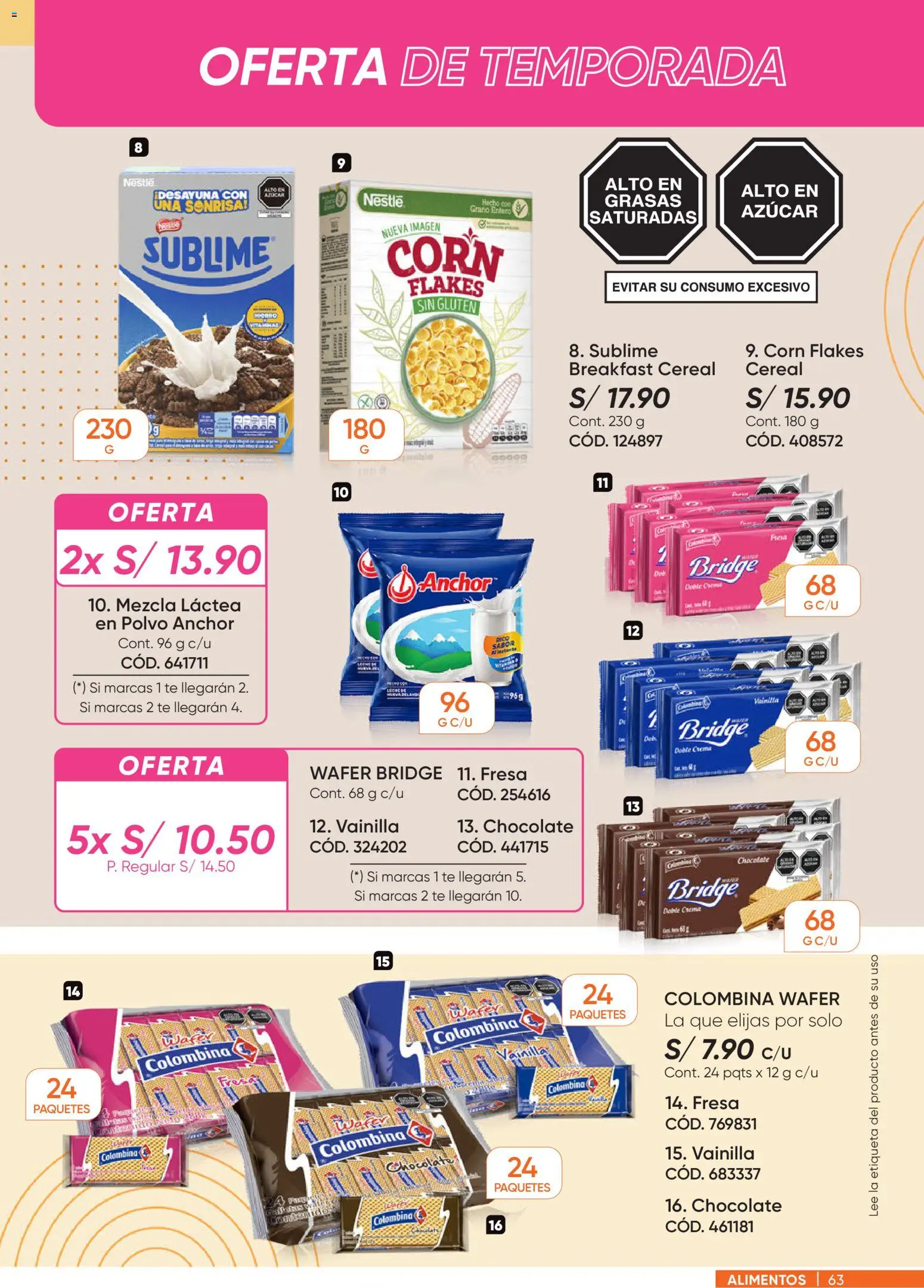 Catálogo Azzorti válido desde 24.11.2025 | Página: 63 | Productos: Chocolate, Té, Polvo